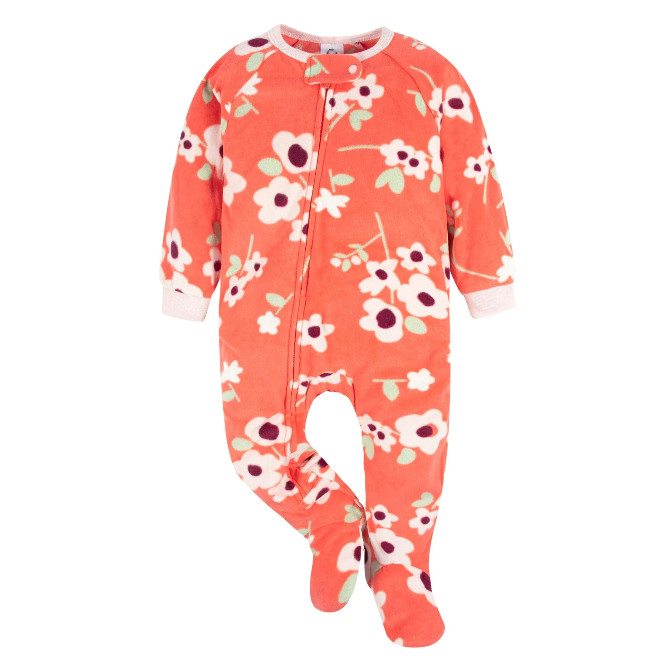 2-Pack Baby & Toddler Girls Flower Toss Fleece Pajamas Gerber Childrenswea