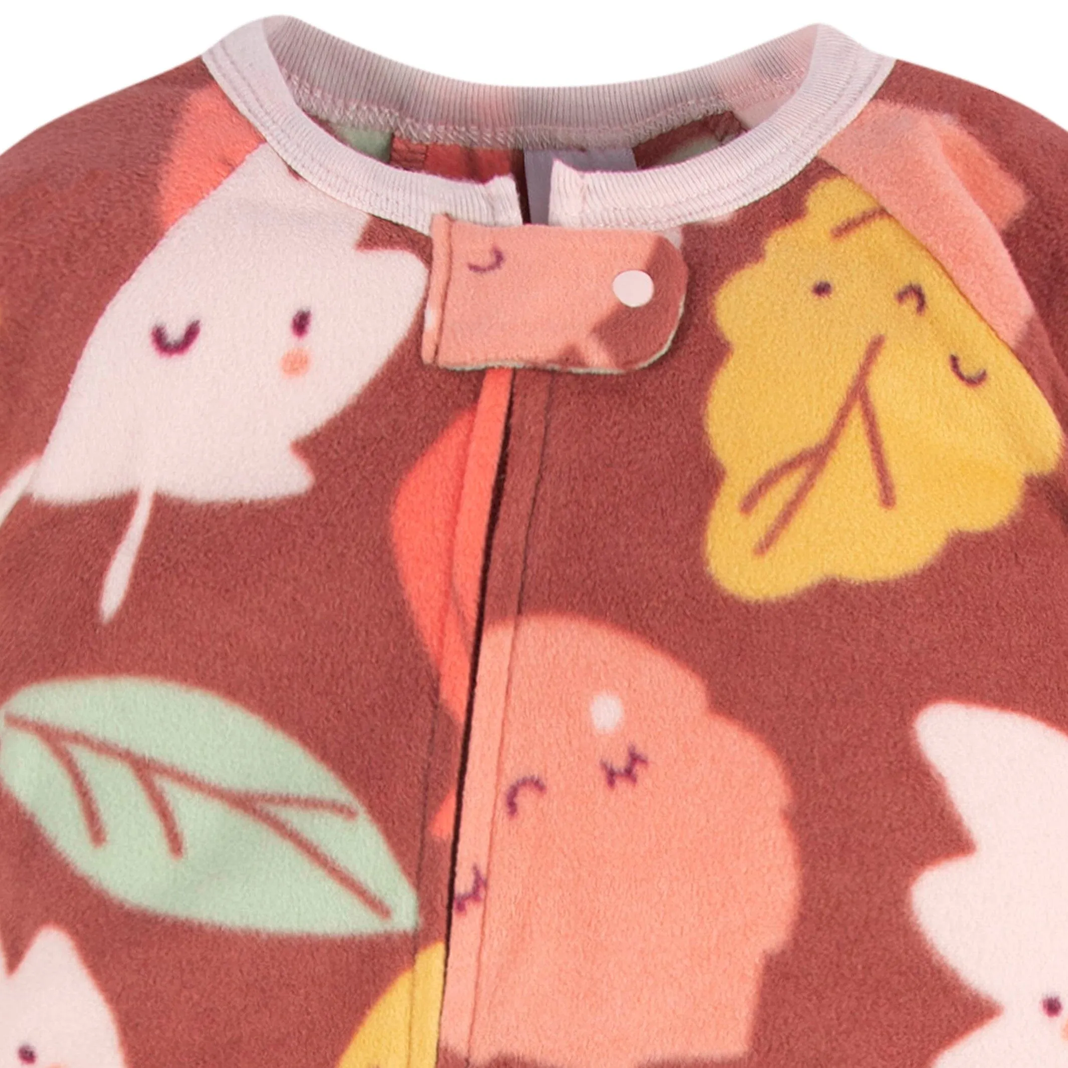 2-Pack Toddler Girls Leaves Fleece Pajamas Gerber Childrenswea
