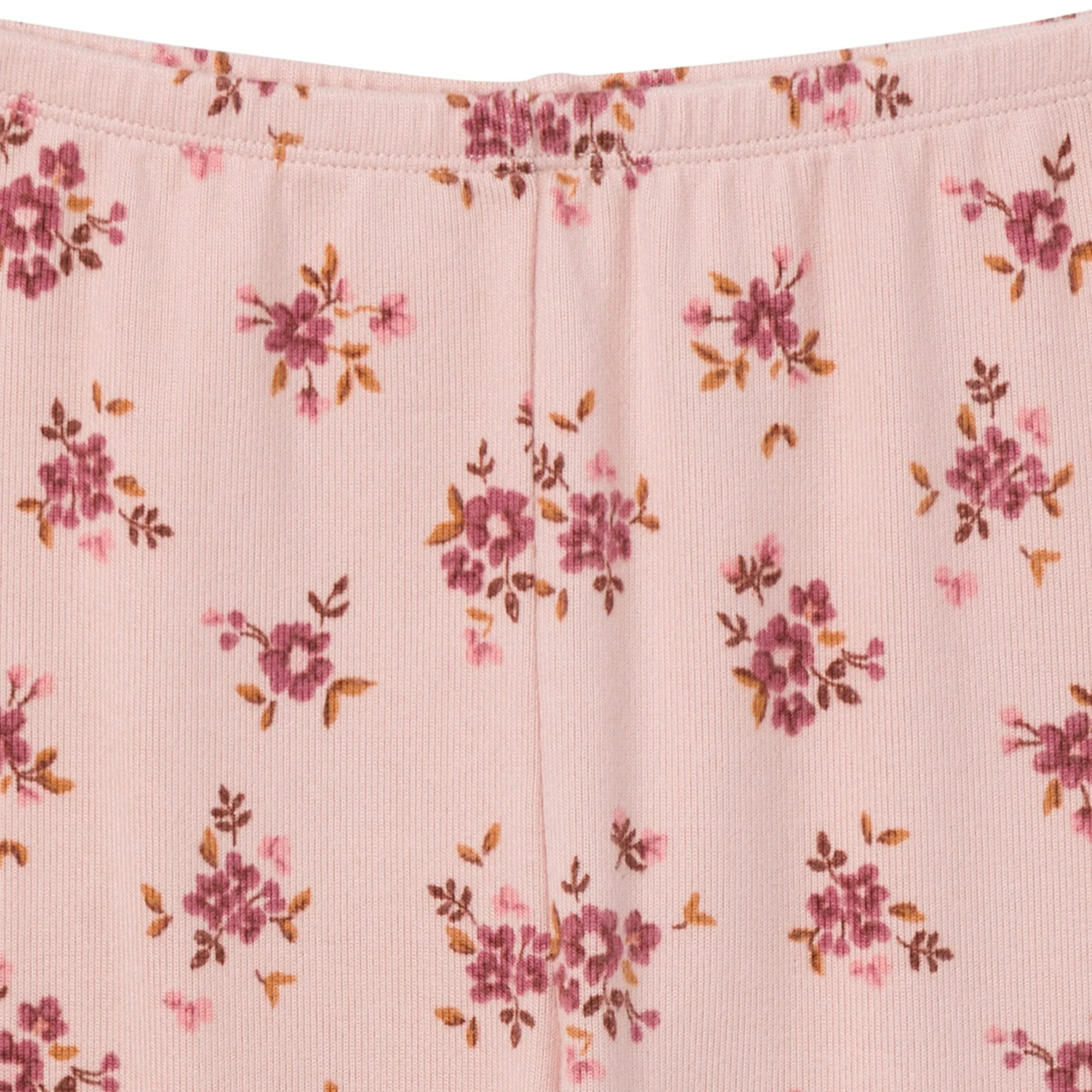 2-Piece Infant & Toddler Girls Light Rose Dahlia Toss Hacci Pajama Set Gerber Childrenswea