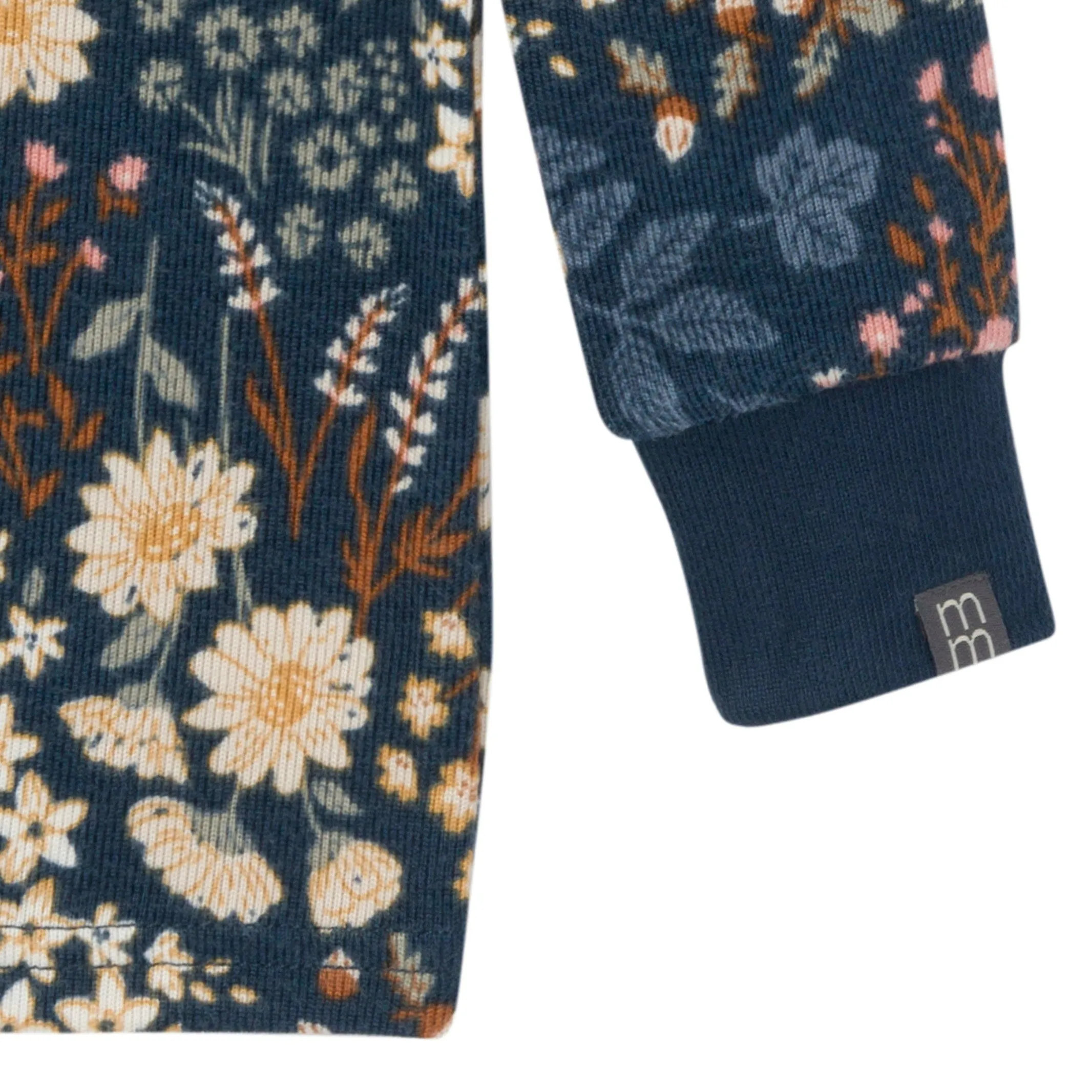 2-Piece Infant & Toddler Girls Navy Floral Hacci Pajama Set Gerber Childrenswea