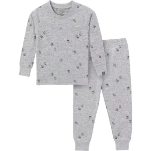 2-Piece Infant & Toddler Neutral Grey Heather Acorn Hacci Pajama Set Gerber Childrenswea