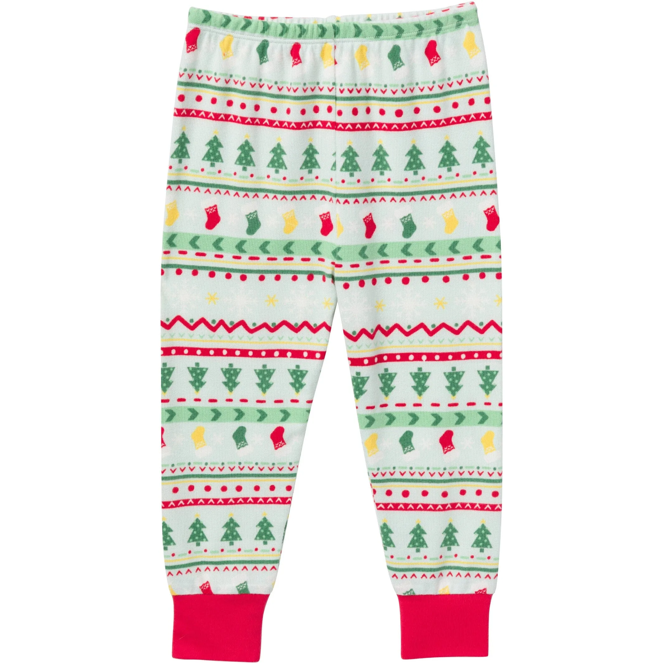 2-Piece Infant & Toddler Neutral Oh What Fun Fair Isle Hacci Snug Fit Pajama Set Gerber Childrenswea