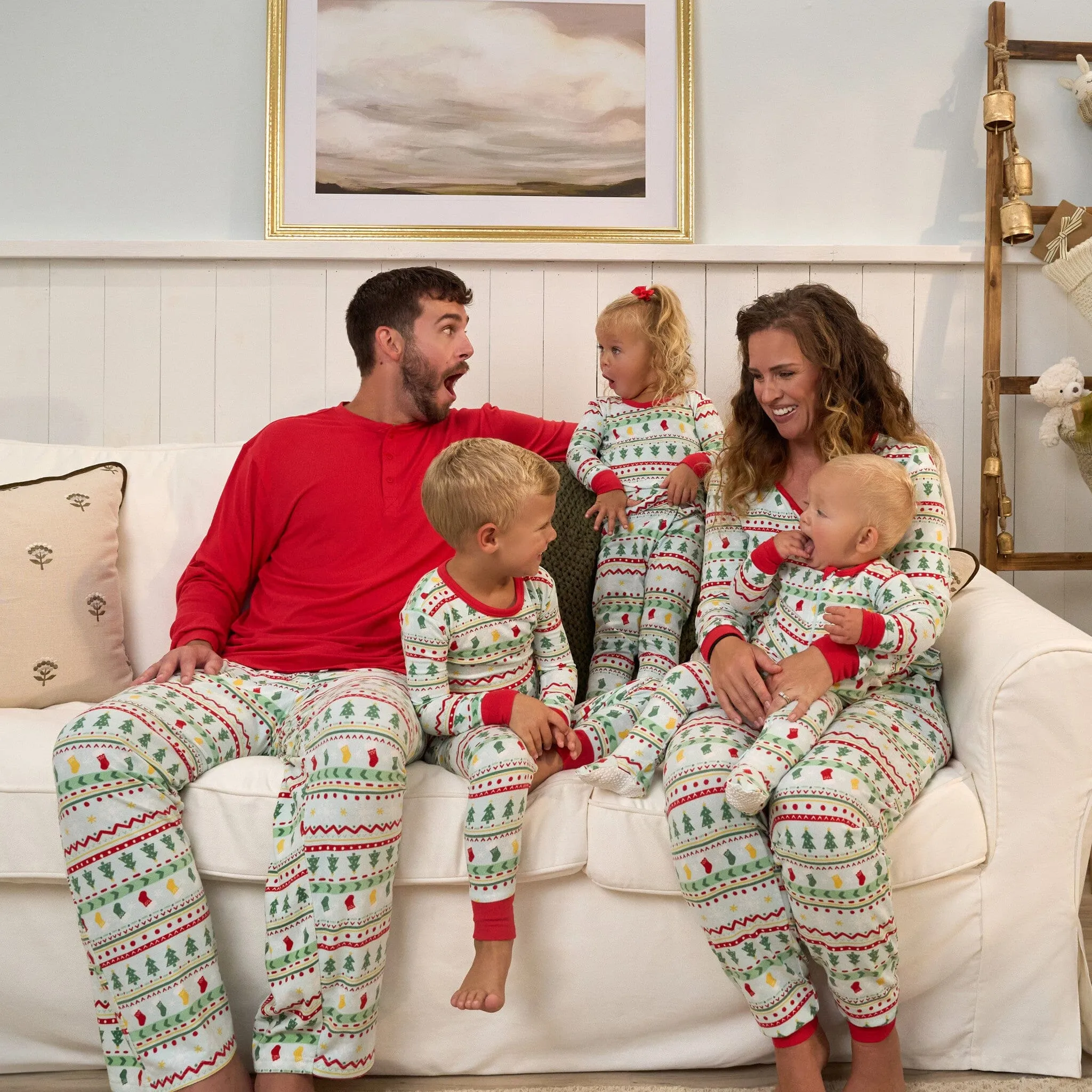 2-Piece Infant & Toddler Neutral Oh What Fun Fair Isle Hacci Snug Fit Pajama Set Gerber Childrenswea