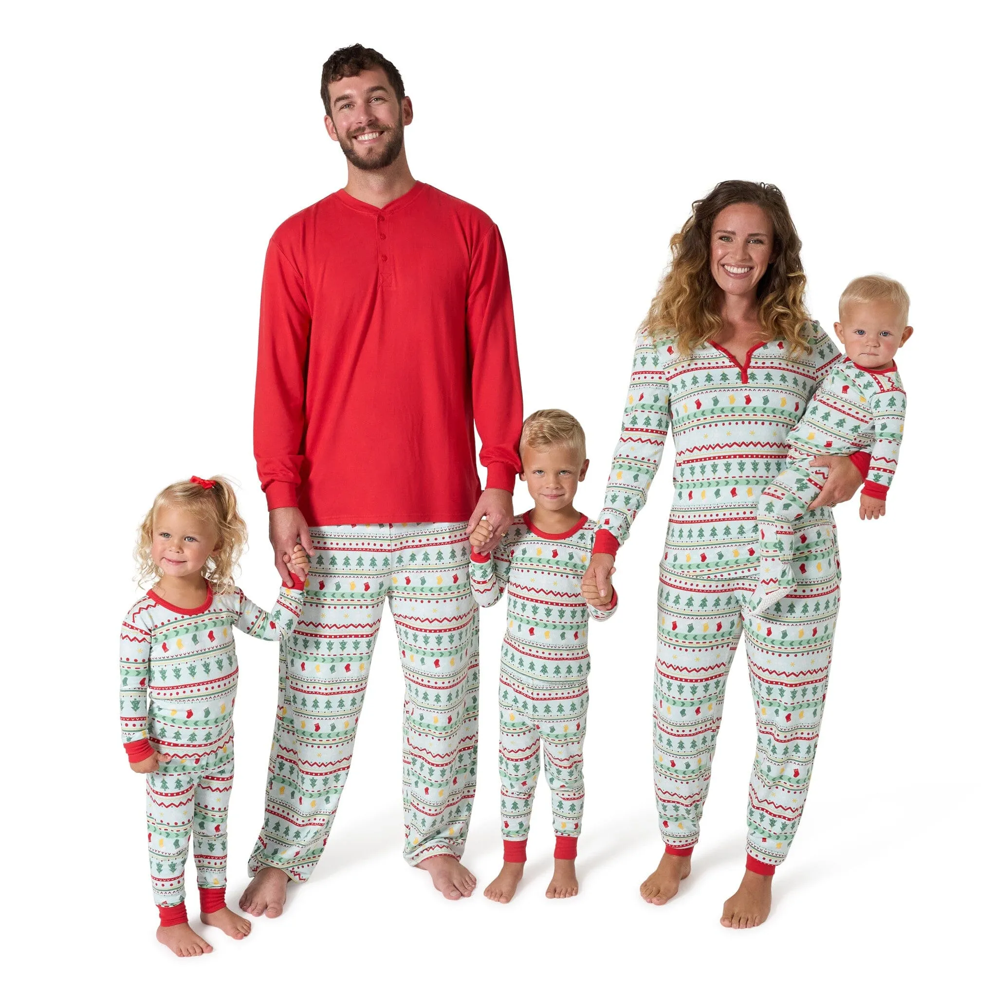 2-Piece Women's Oh What Fun Fair Isle Hacci Pajama Set Gerber Childrenswea