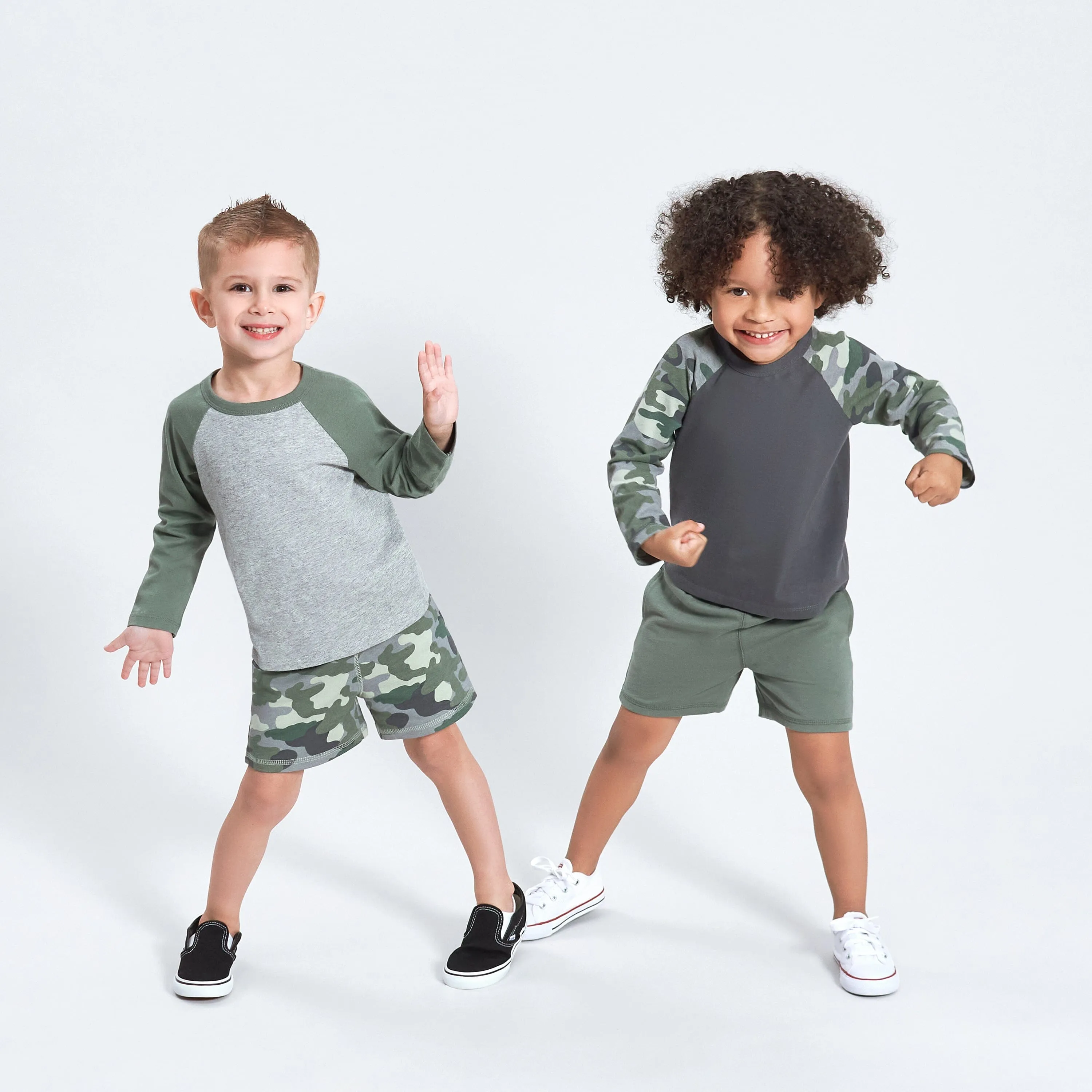 3-Pack Baby & Toddler Boys Color Me Camo Pull-On Knit Shorts Gerber Childrenswea
