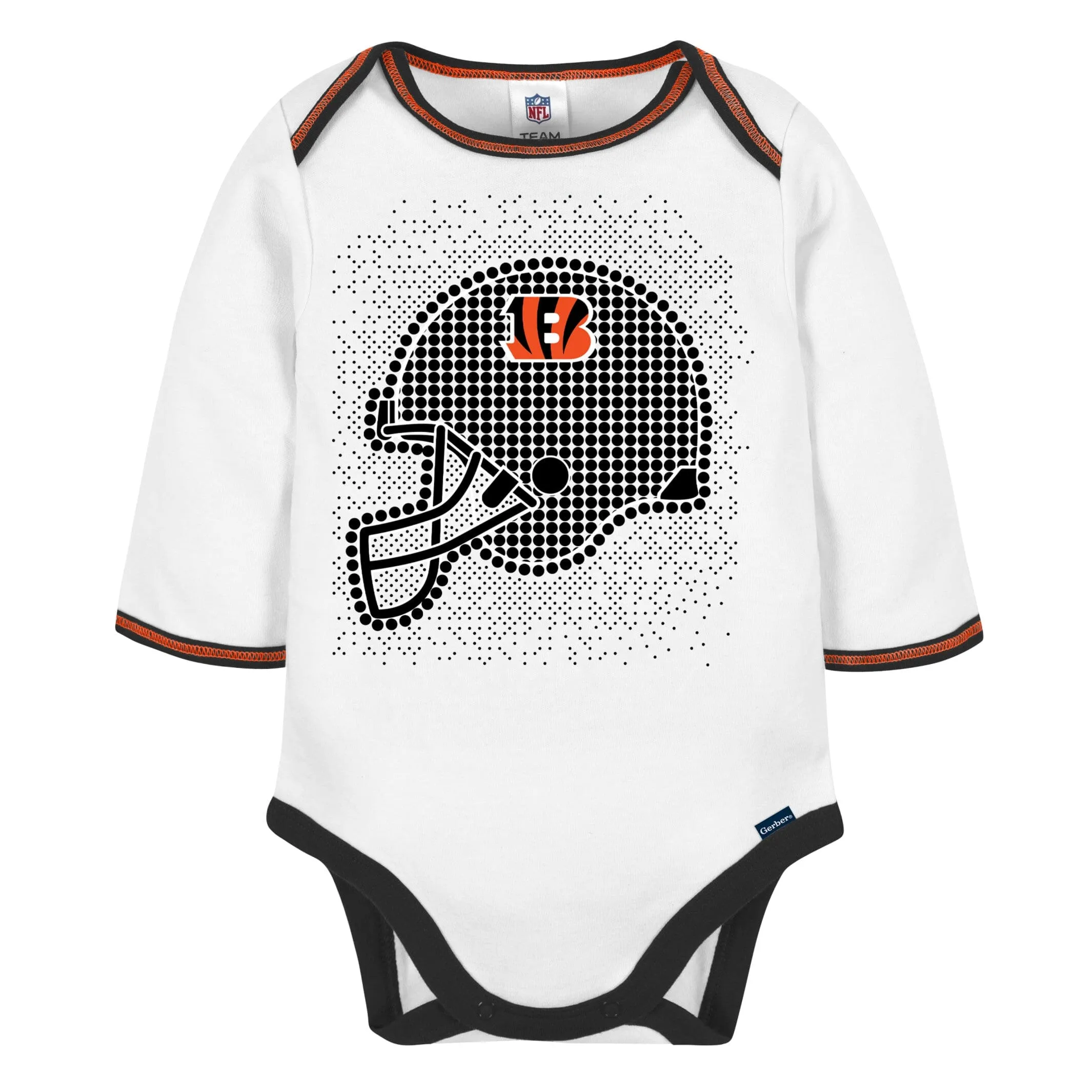 3-Piece Baby Boys Bengals Bodysuit, Footed Pant, & Cap Set Gerber Childrenswea