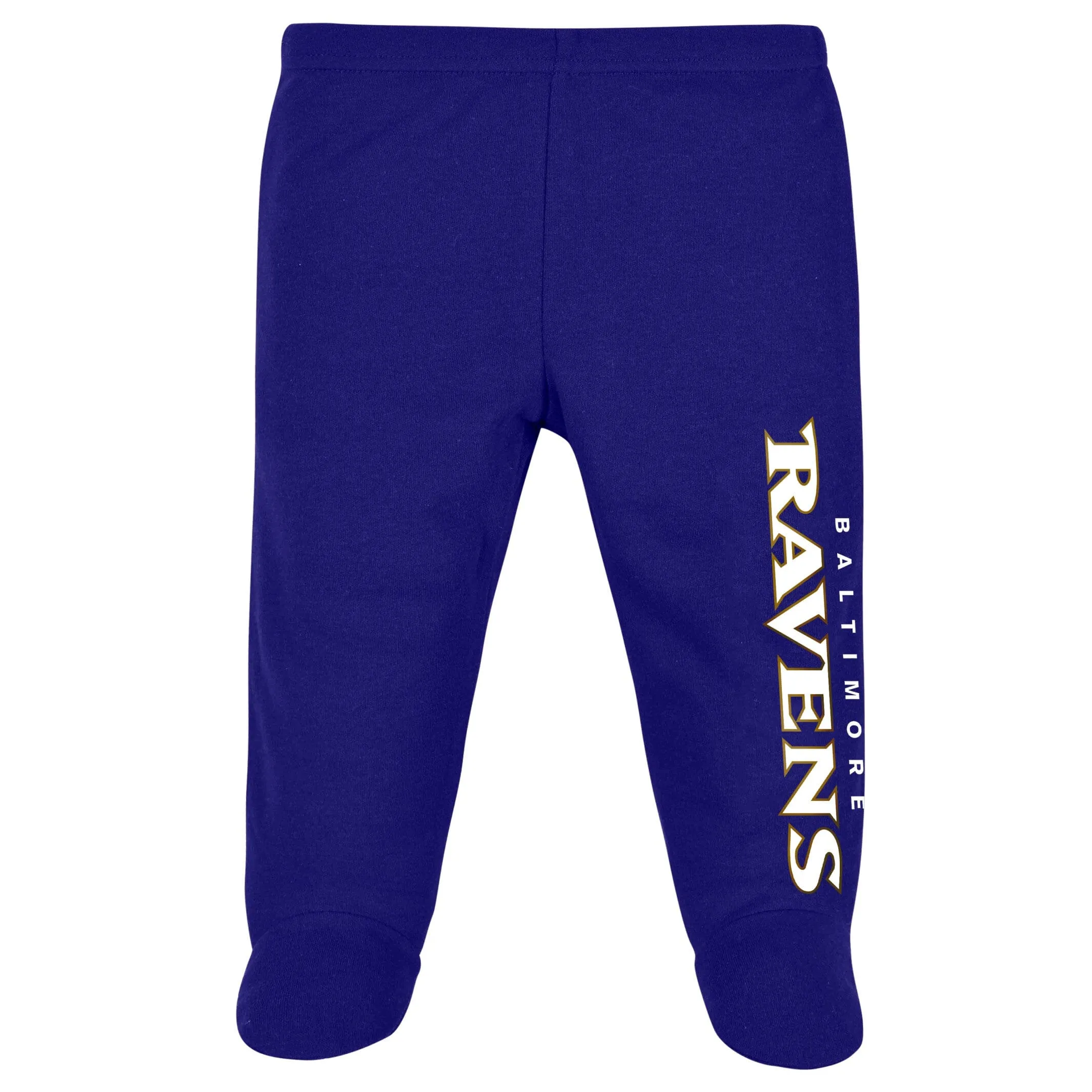 3-Piece Baby Boys Ravens Bodysuit, Footed Pant, & Cap Set Gerber Childrenswea