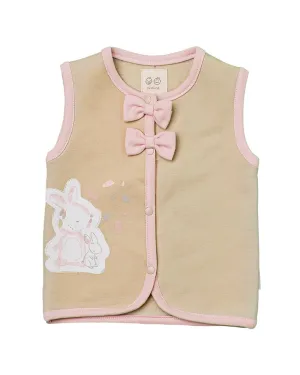 Andywawa Bunny Graphic Double Bow Vest