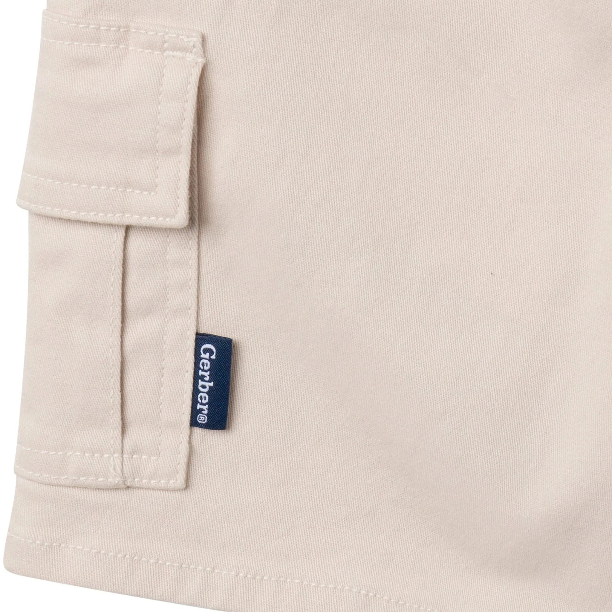 Baby & Toddler Boys Tan Twill Shorts Gerber Childrenswea