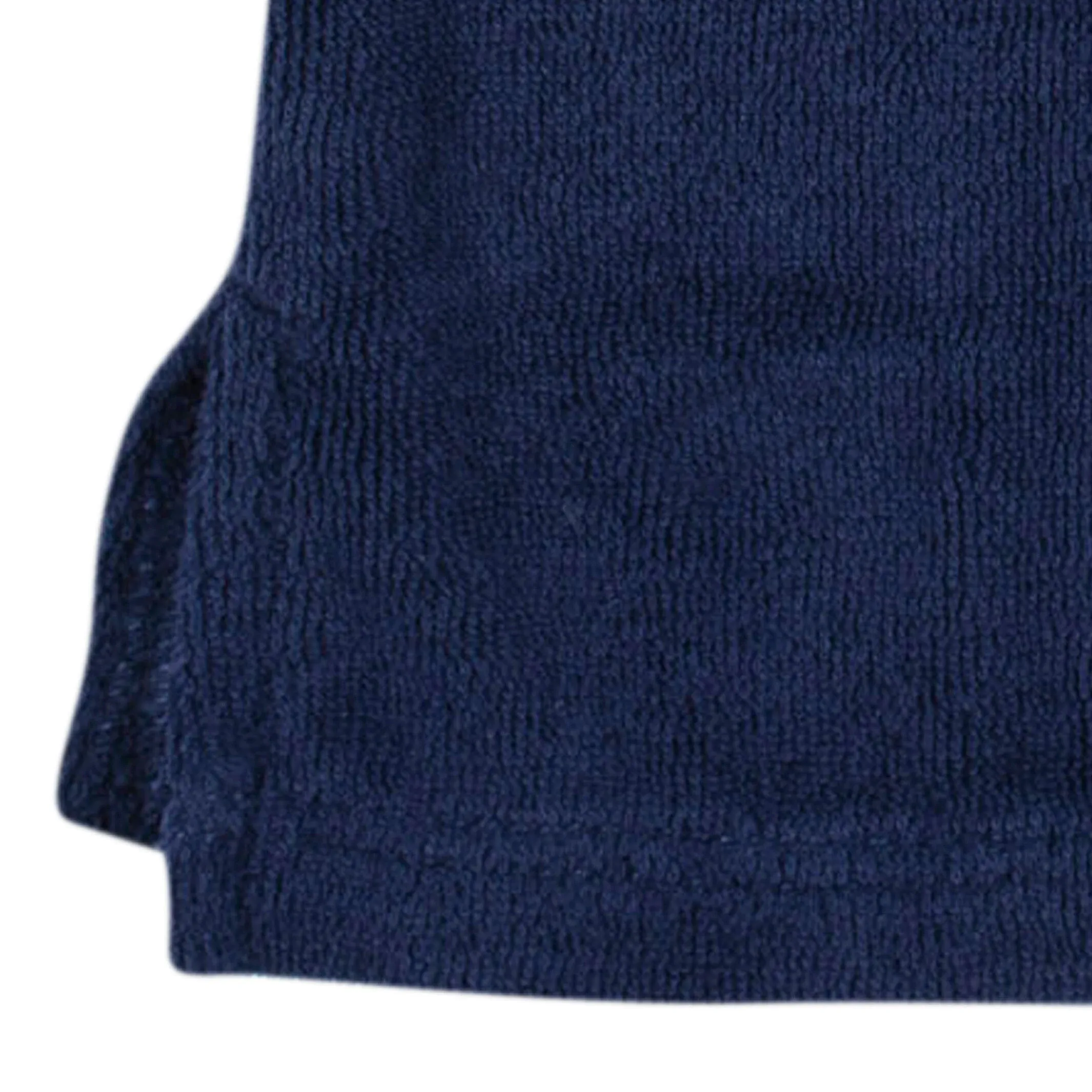 Baby & Toddler Girls Navy Hooded Kangaroo Pocket Terry Coverup Gerber Childrenswea