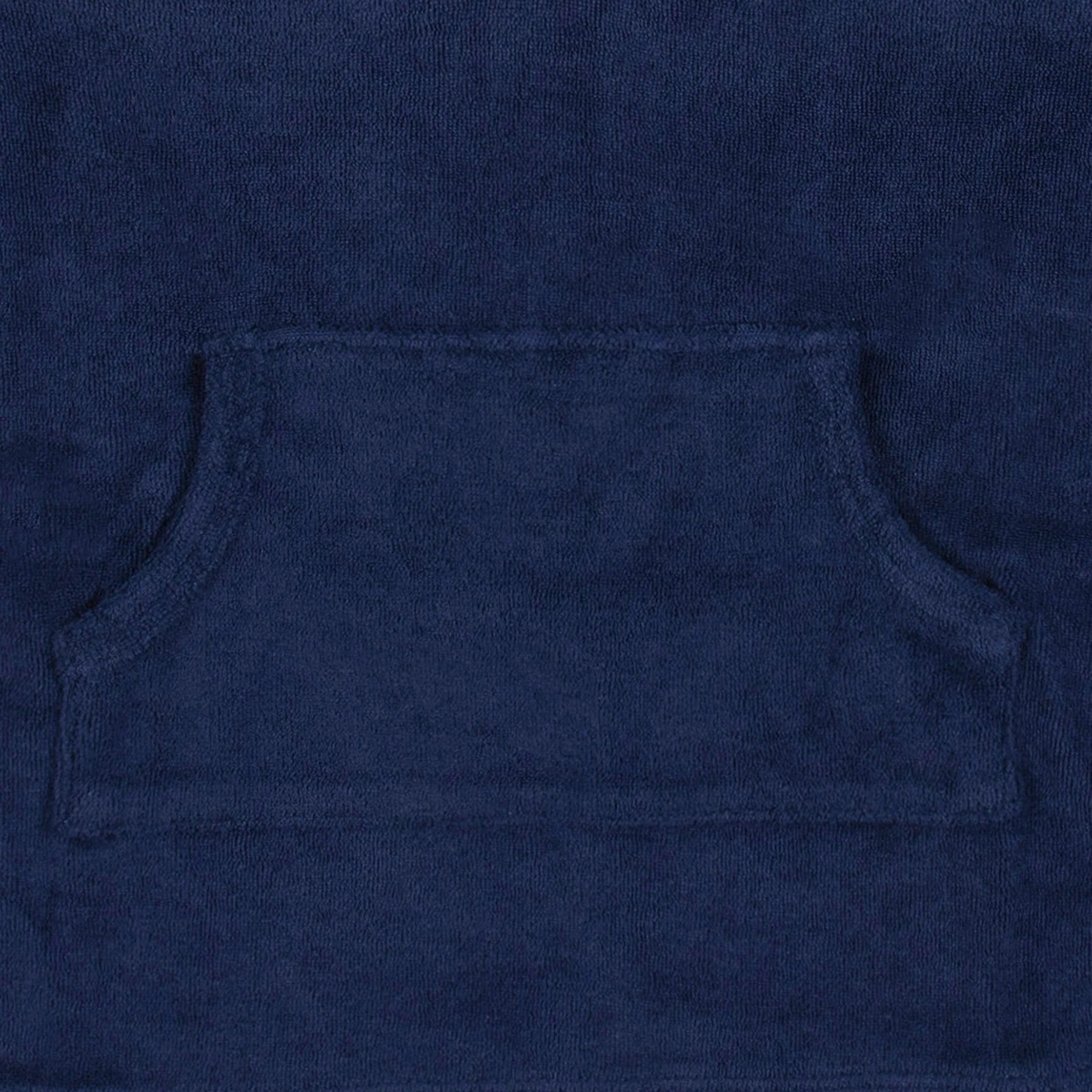 Baby & Toddler Girls Navy Hooded Kangaroo Pocket Terry Coverup Gerber Childrenswea