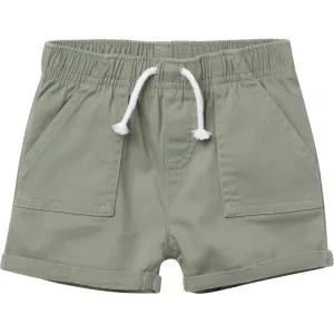 Baby & Toddler Girls Olive Stretch Twill Shorts Gerber Childrenswea