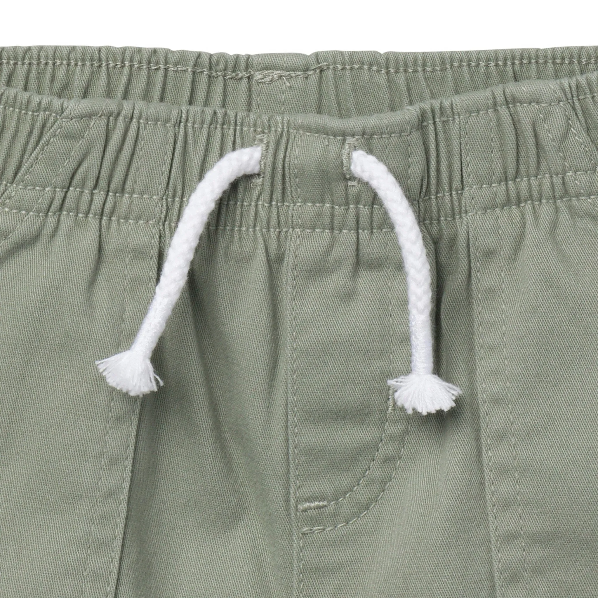 Baby & Toddler Girls Olive Stretch Twill Shorts Gerber Childrenswea