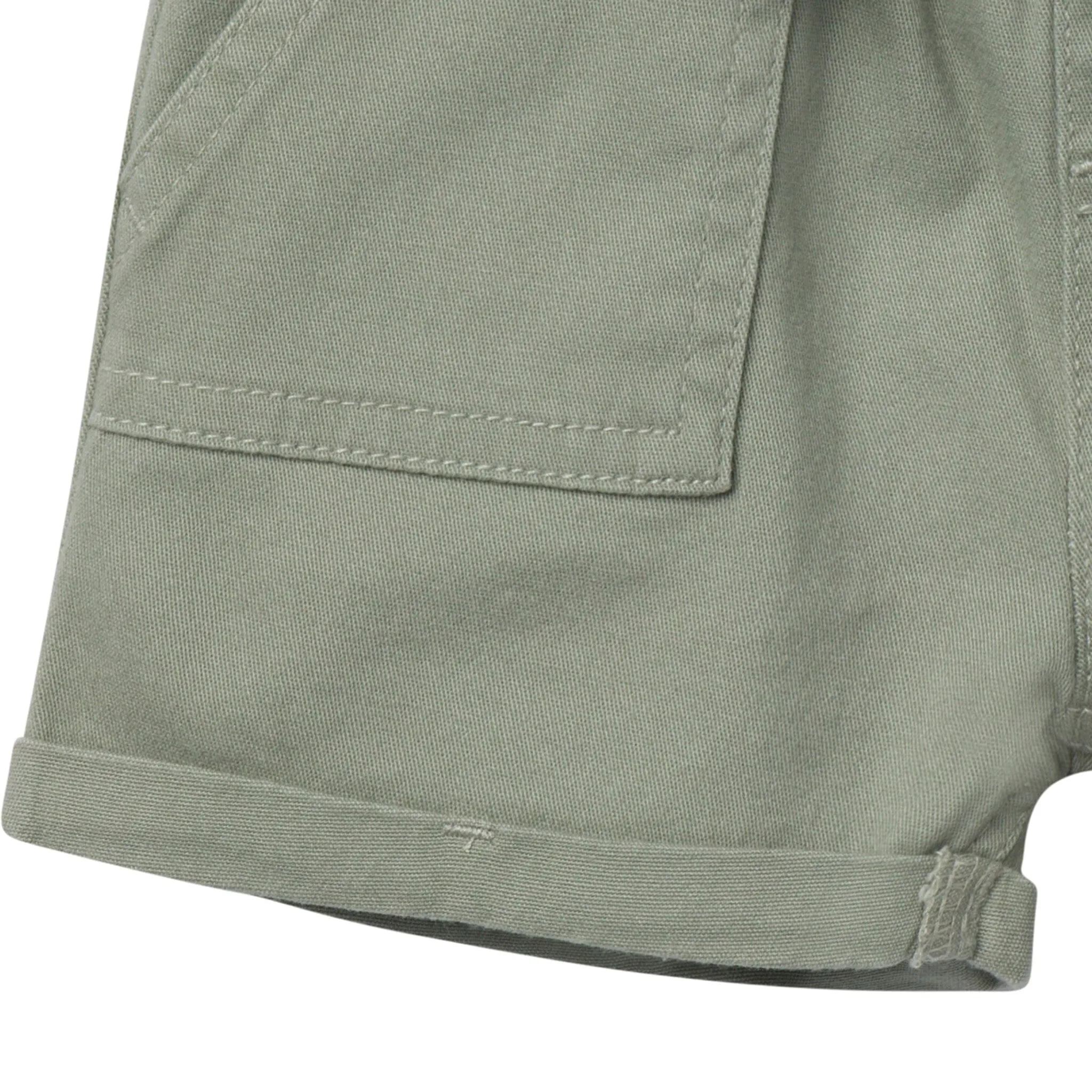 Baby & Toddler Girls Olive Stretch Twill Shorts Gerber Childrenswea