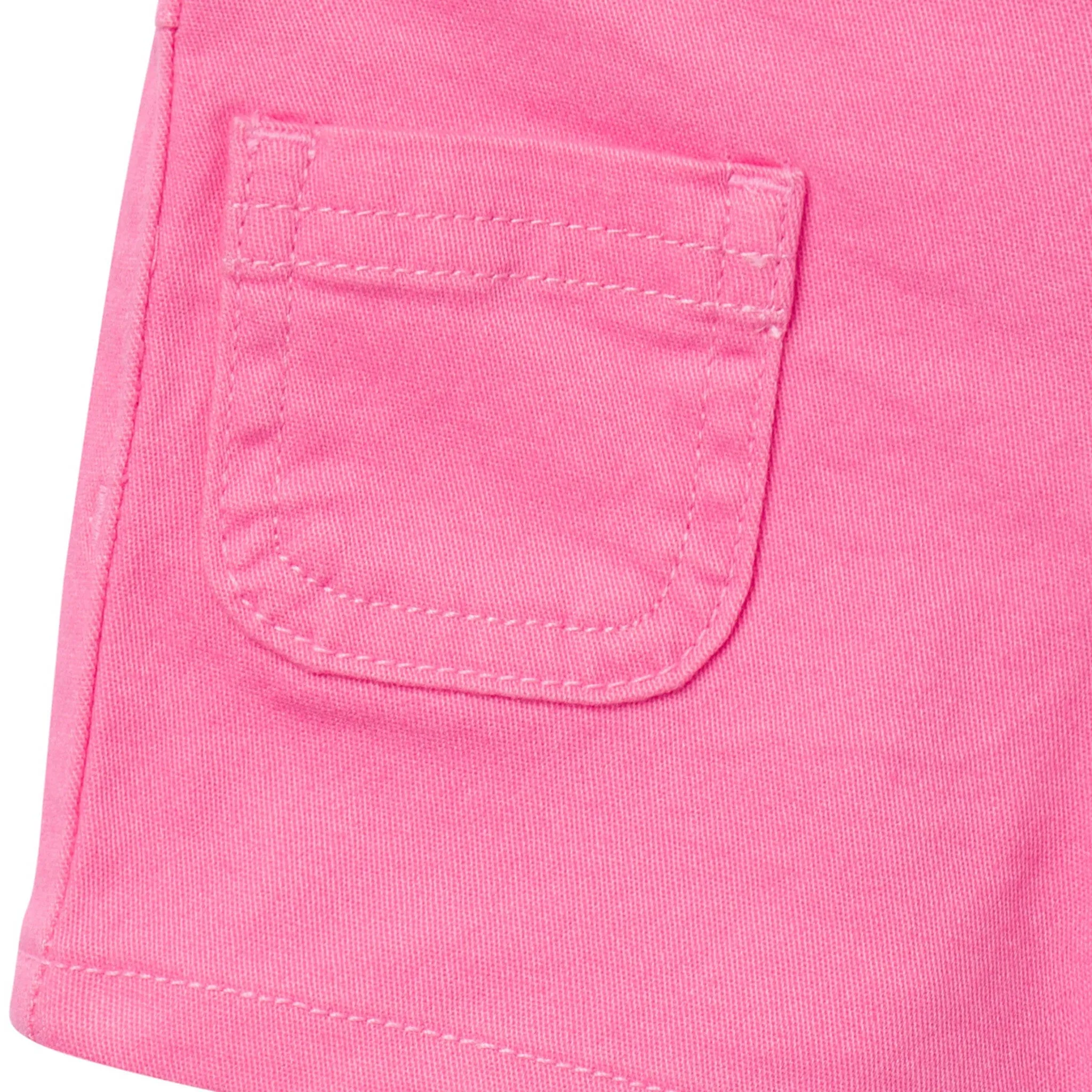 Baby & Toddler Girls Pink Twill Shorts Gerber Childrenswea