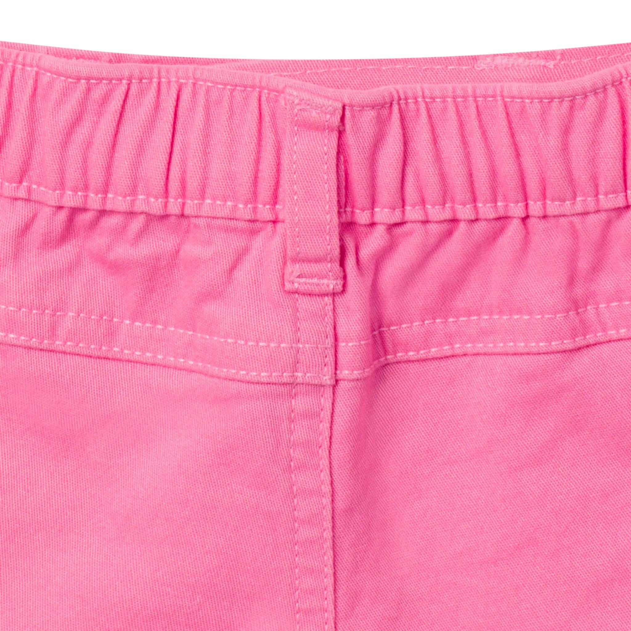 Baby & Toddler Girls Pink Twill Shorts Gerber Childrenswea