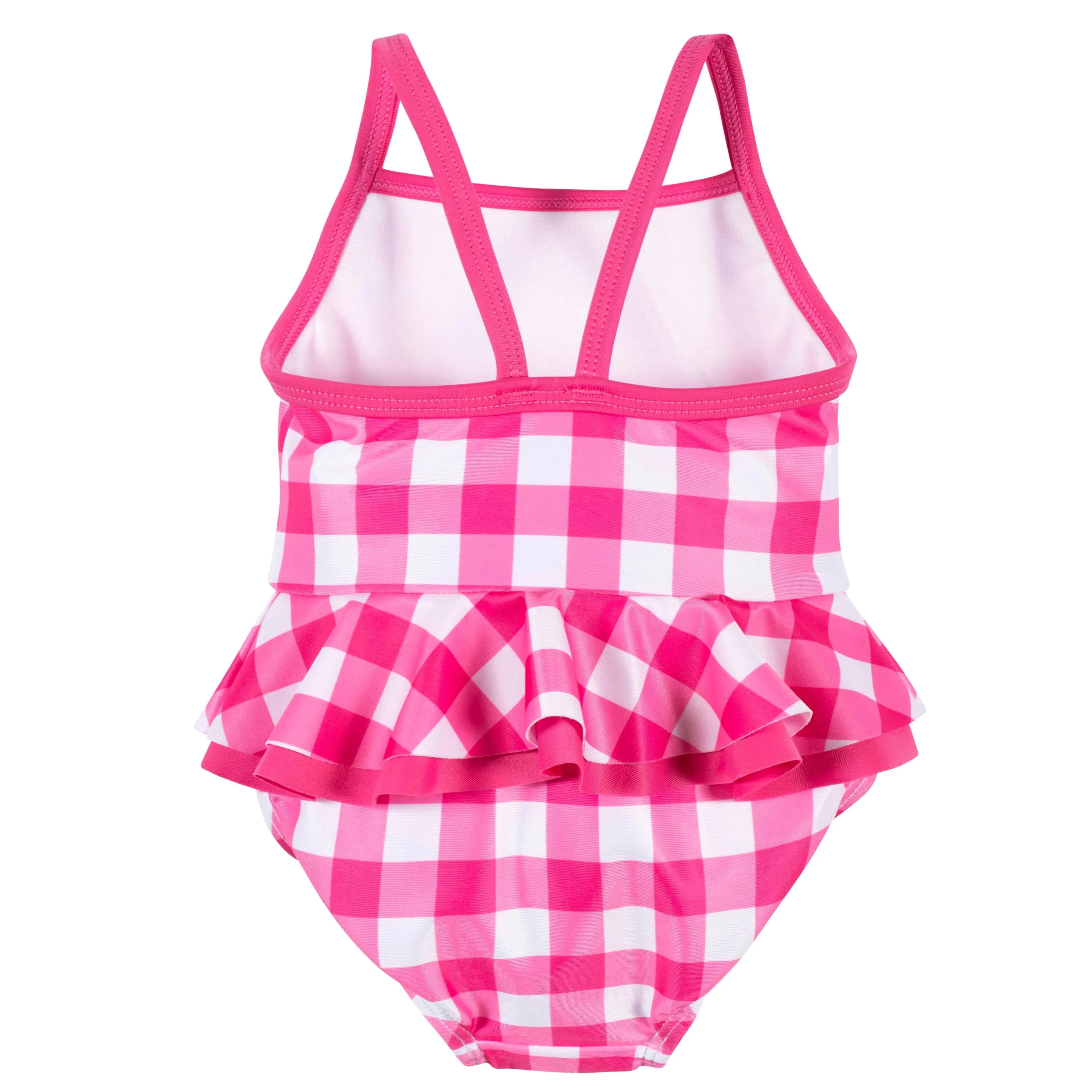 Baby & Toddler Girls UPF 50  Strawberry Gingham One-Piece Swimsuit Gerber Childrenswea