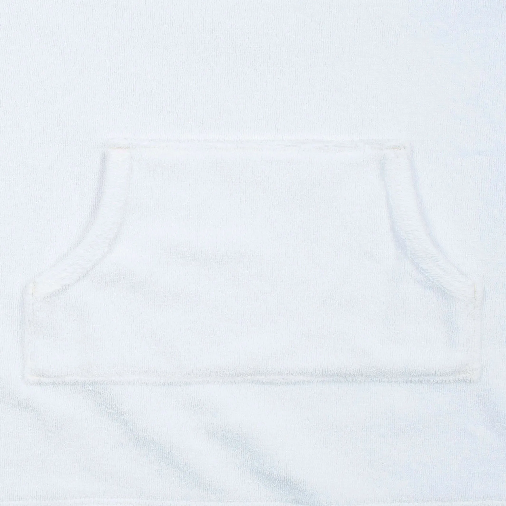 Baby & Toddler Girls White Hooded Kangaroo Pocket Terry Coverup Gerber Childrenswea