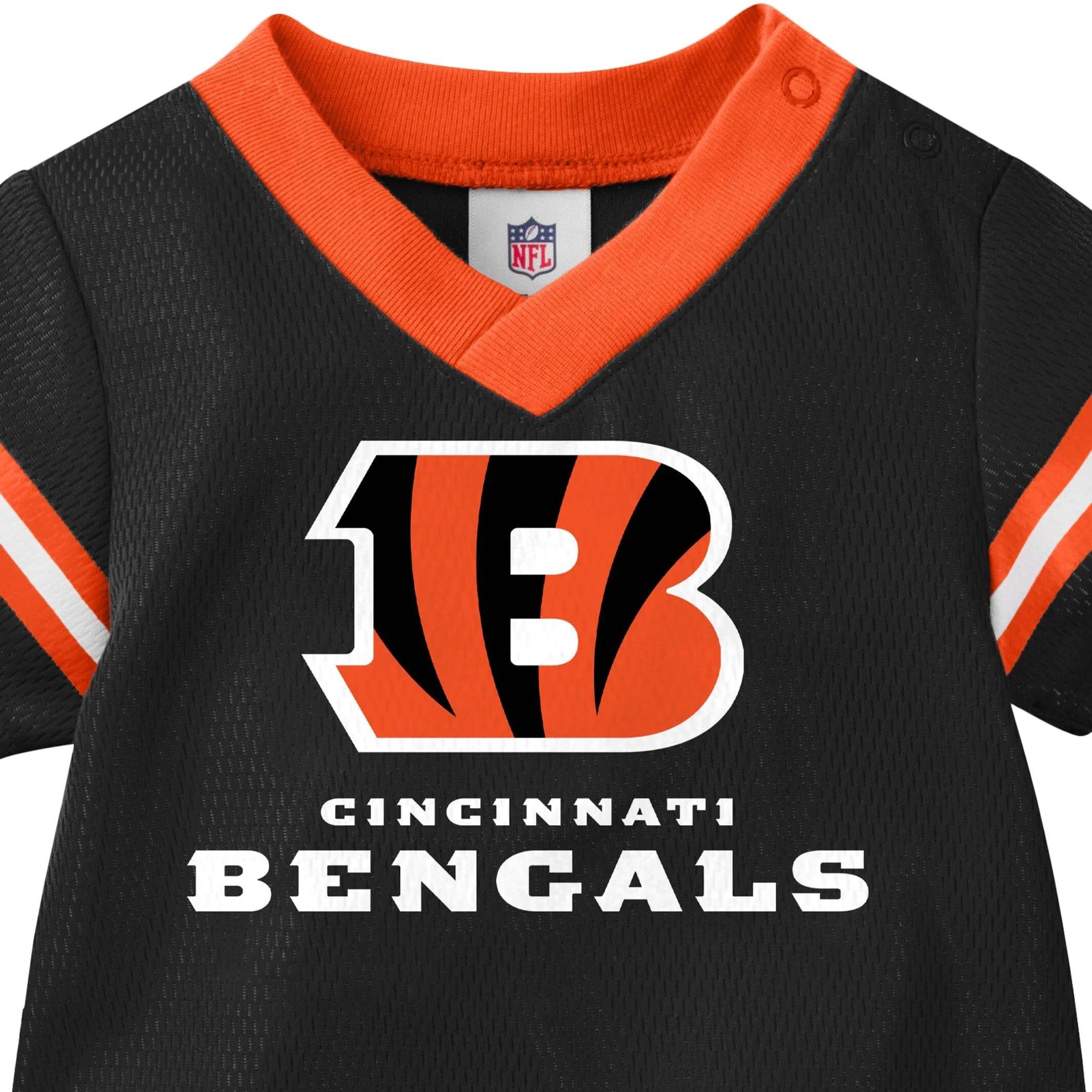 Baby Boys Bengals Short Sleeve Jersey Bodysuit Gerber Childrenswea