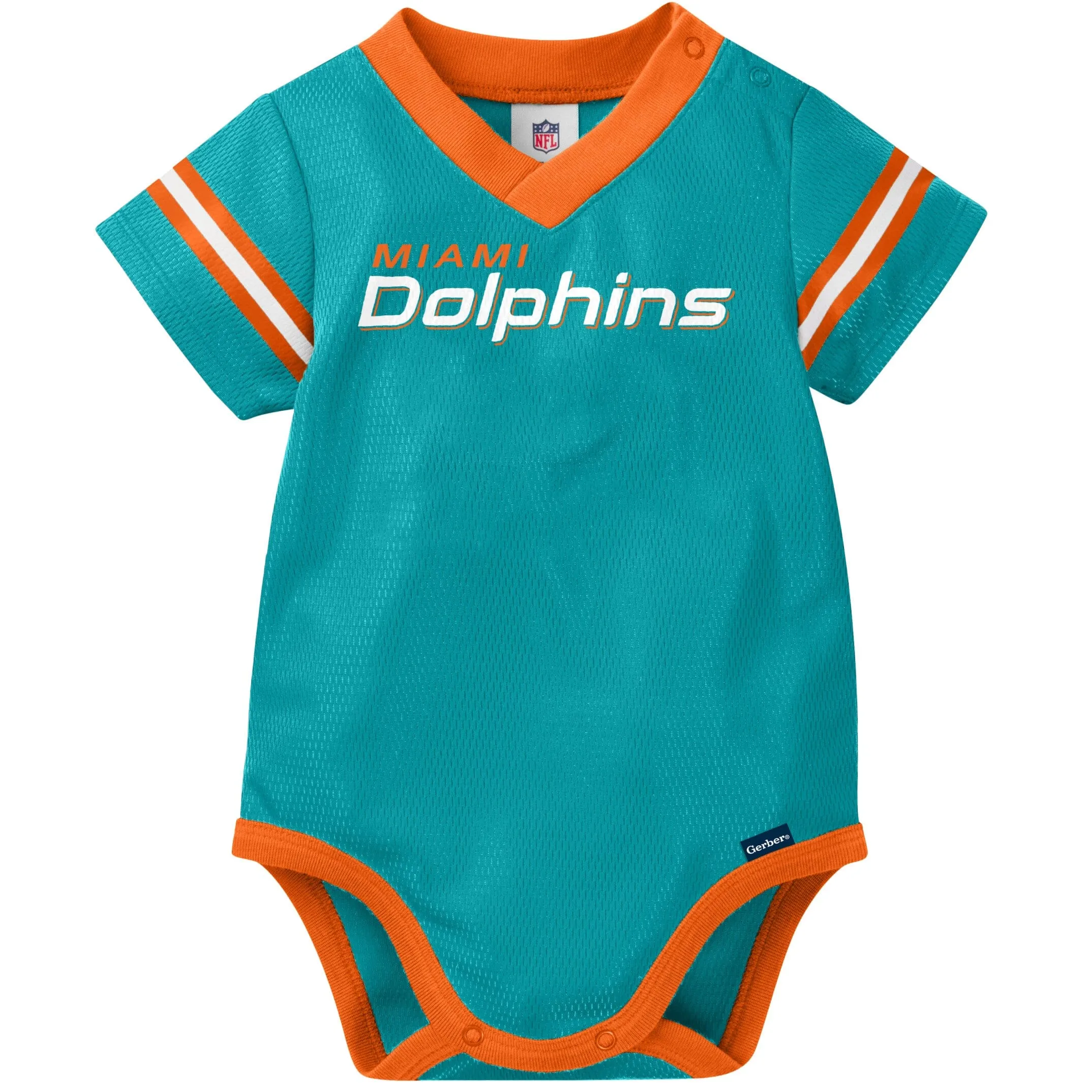 Baby Boys Dolphins Short Sleeve Jersey Bodysuit Gerber Childrenswea
