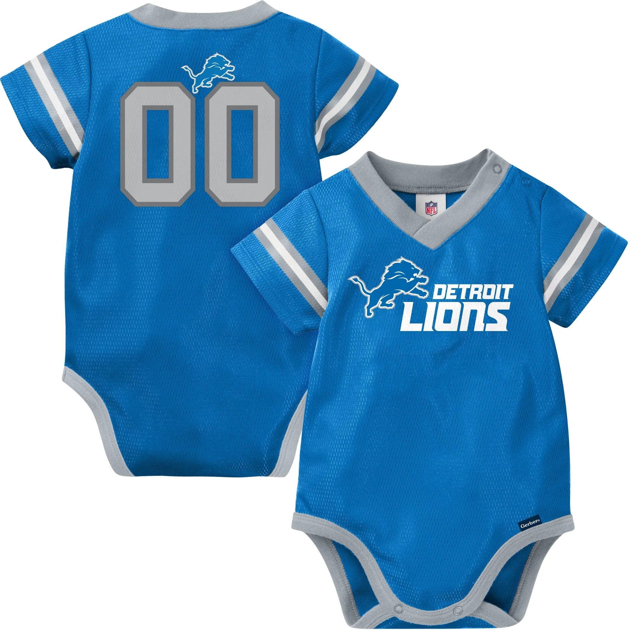 Baby Boys Lions Short Sleeve Jersey Bodysuit Gerber Childrenswea