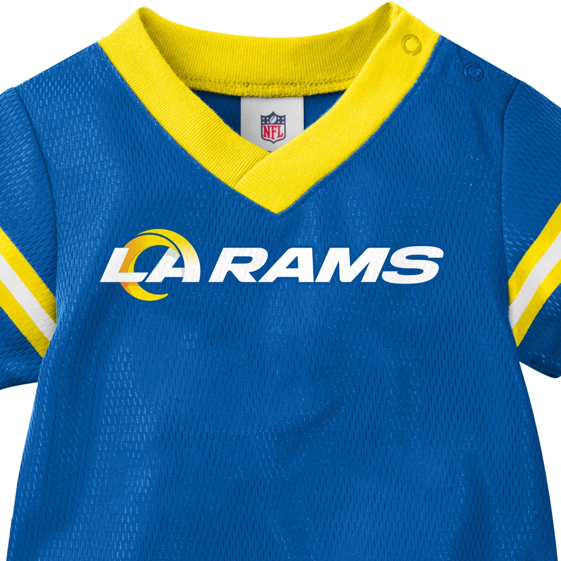 Baby Boys Rams Short Sleeve Jersey Bodysuit Gerber Childrenswea