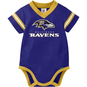 Baby Boys Ravens Short Sleeve Jersey Bodysuit Gerber Childrenswea