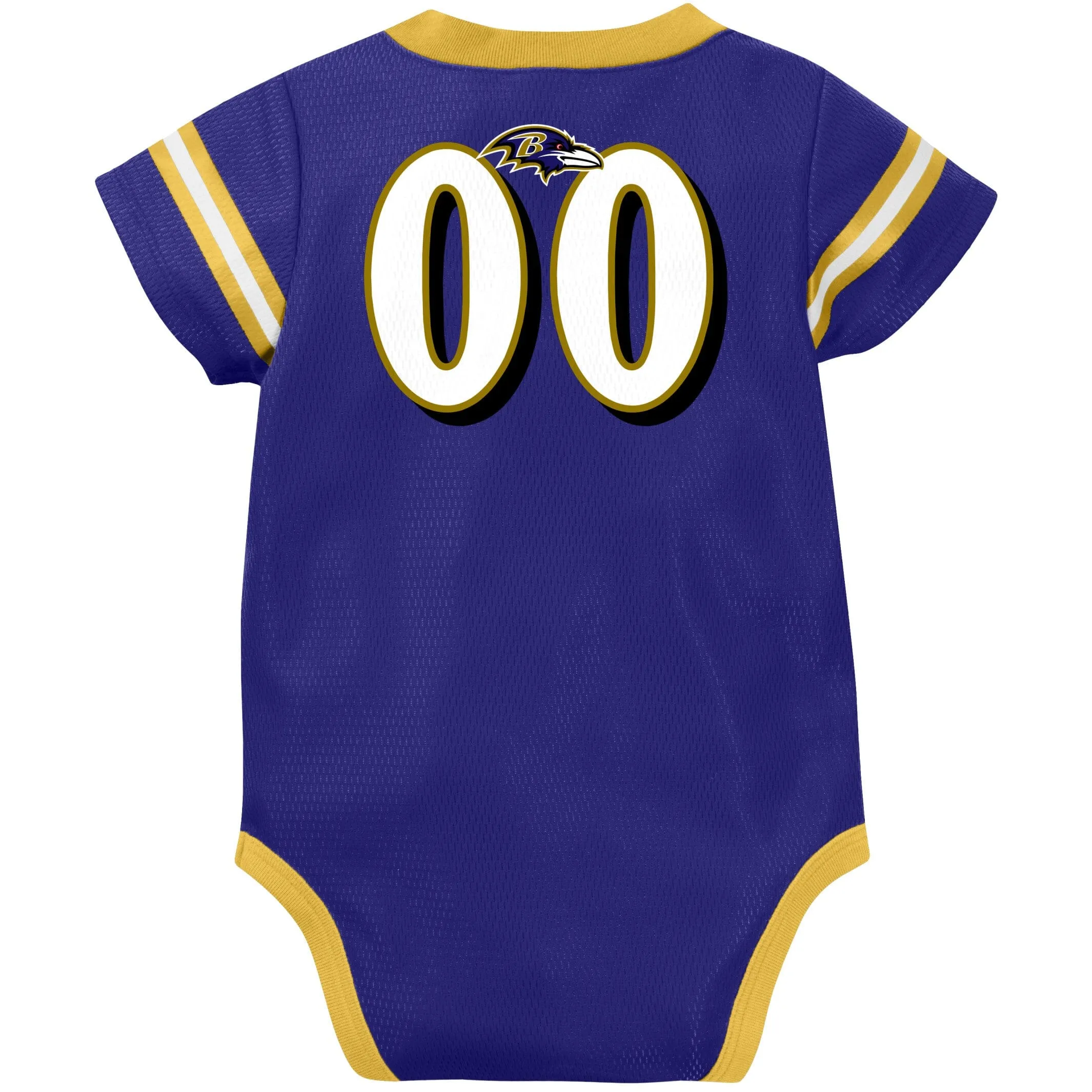 Baby Boys Ravens Short Sleeve Jersey Bodysuit Gerber Childrenswea
