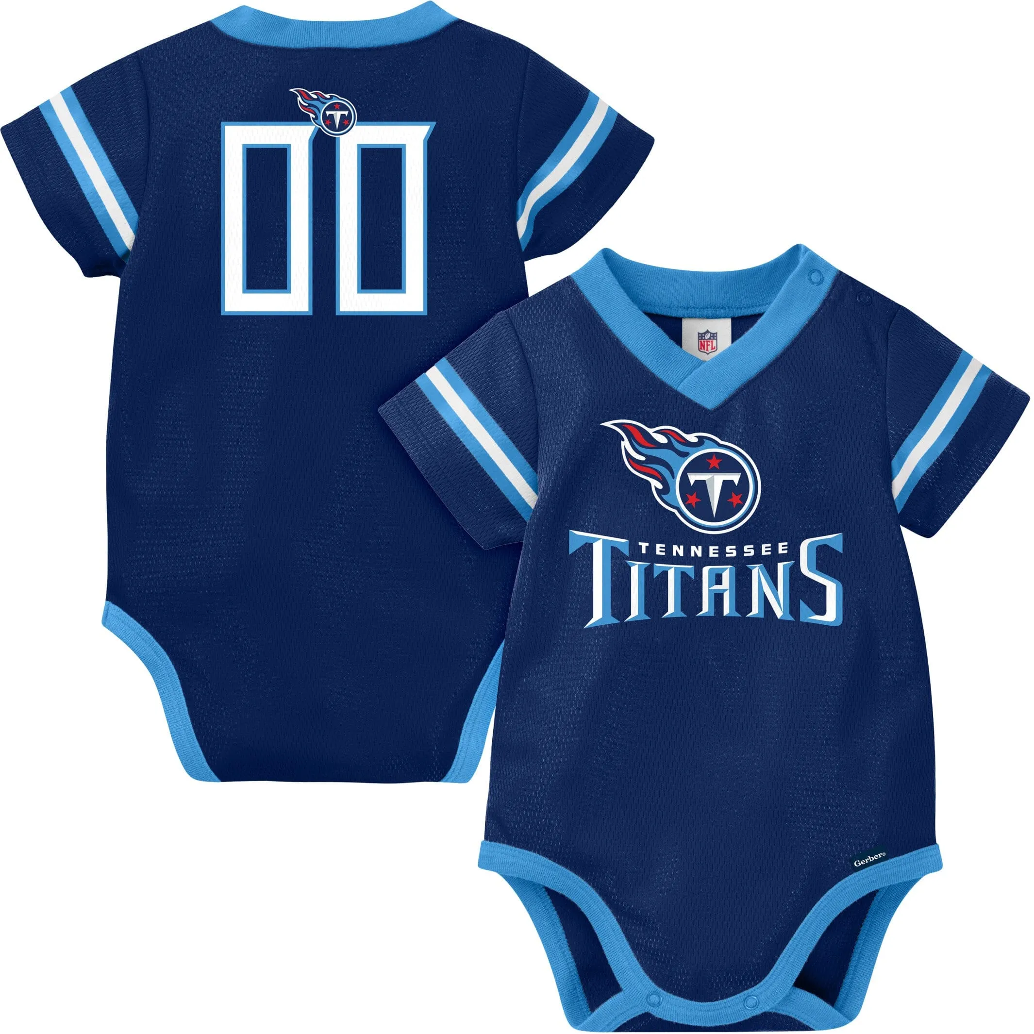 Baby Boys Titans Short Sleeve Jersey Bodysuit Gerber Childrenswea