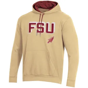 Champion Men's FSU Arrowhead Design Contrast Hood - Gold