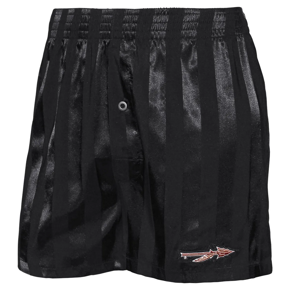 Concept Sports Men's Spear Logo Satin Boxer - Black