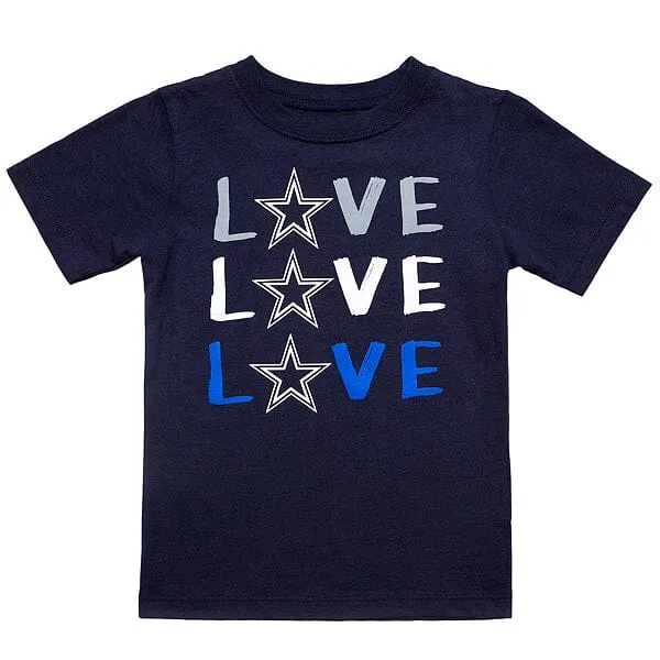 Cowboys Girls "Love" Short Sleeve Tee Gerber Childrenswea