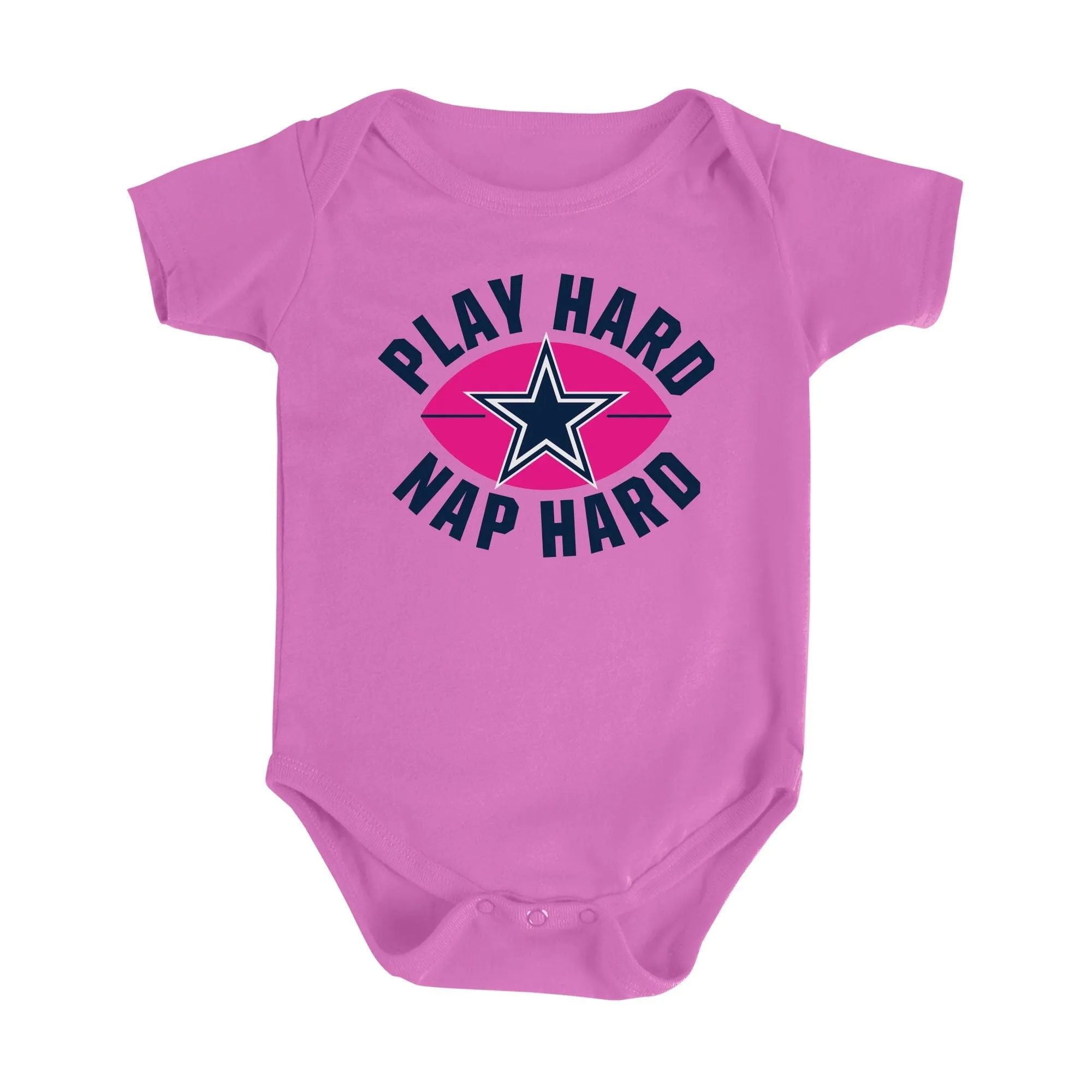 Cowboys Play Hard, Nap Hard Girls Bodysuit Gerber Childrenswea