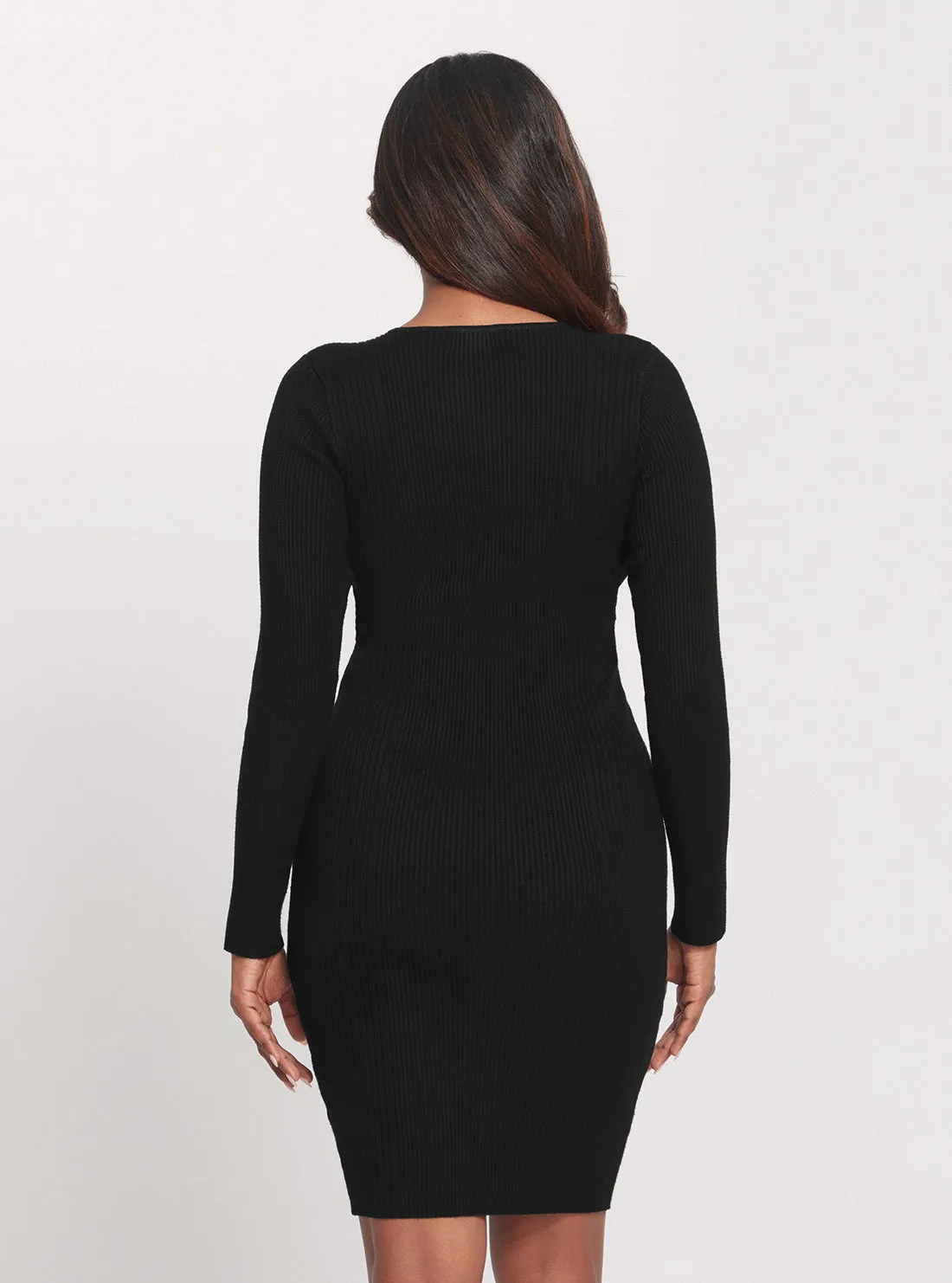 Eco Black Alphabet Charm Melissa Mini Dress Guess
