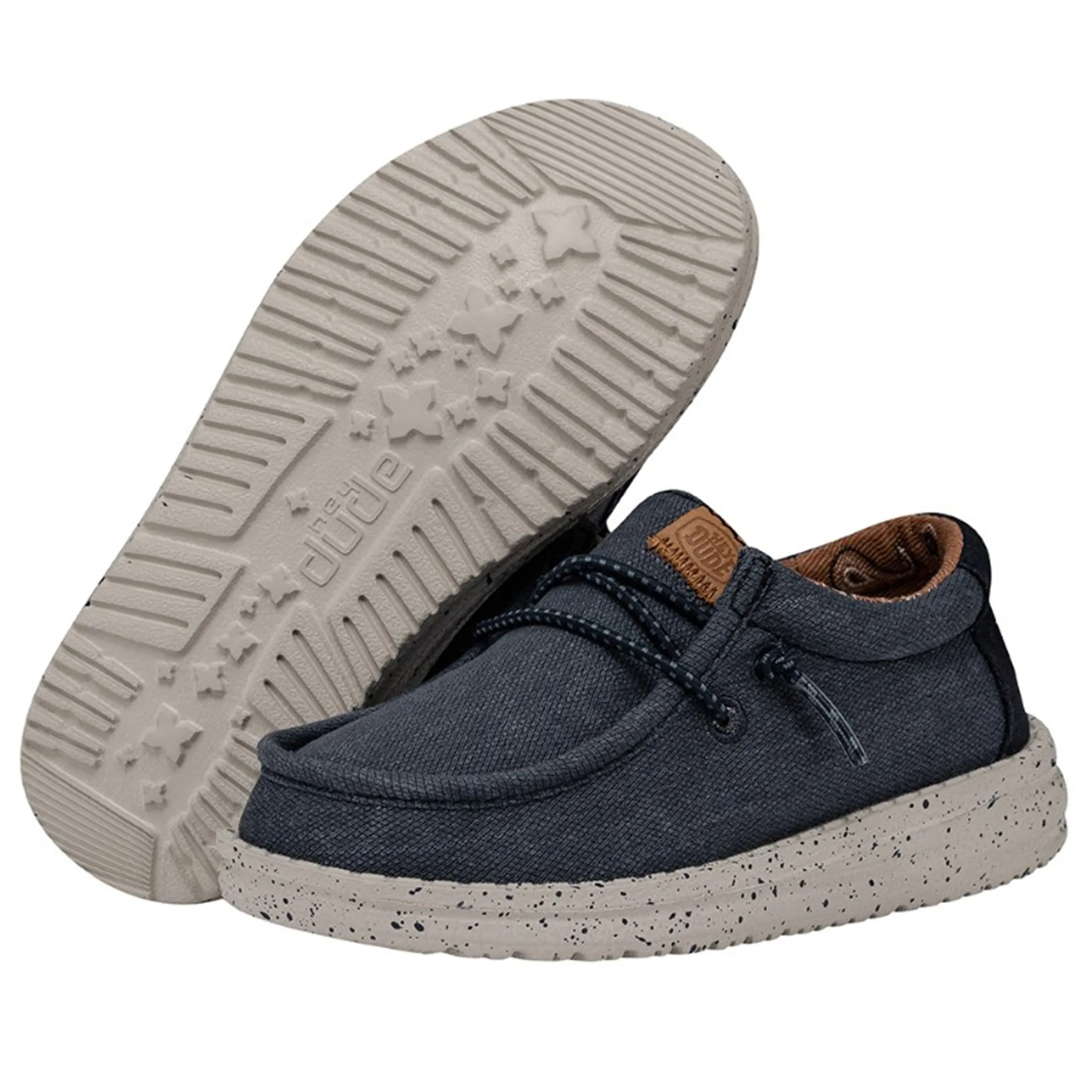 Hey Dude Toddler Wally Washed Canvas Navy
