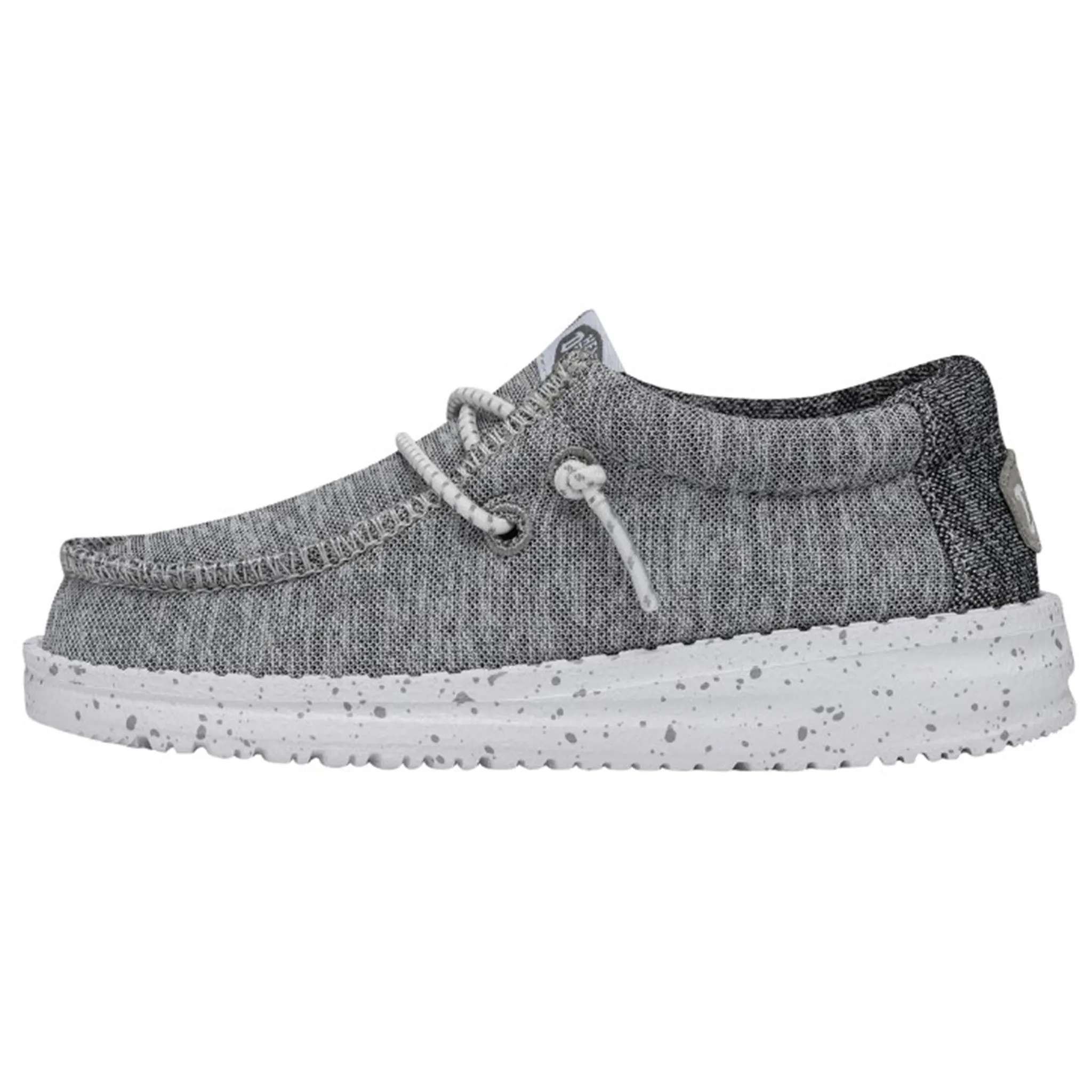 Hey Dude Wally Toddler Sport Knit Light Grey Shoes