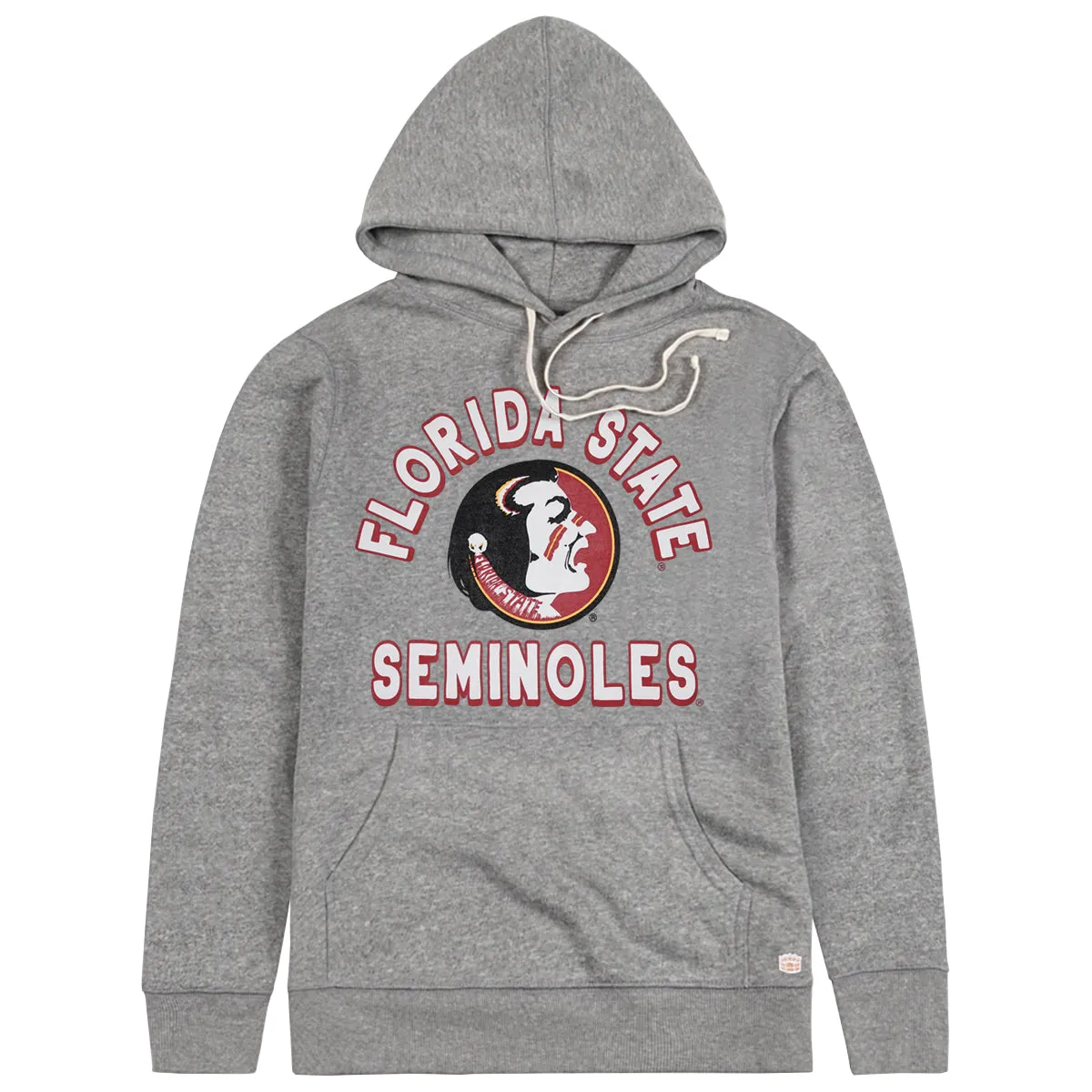 Homefield Men's Vault Florida State Seminoles/Seminole Logo Vintage Tri-blend Hood - Vintage Grey