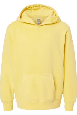 Independent Trading Co. Youth Midweight Pigment-Dyed Hooded Sweatshirt