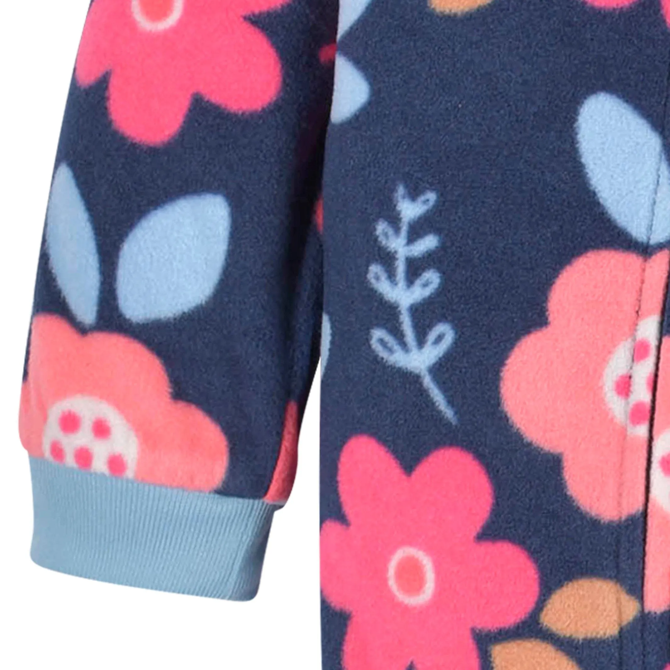 Infant & Toddler Girls Floral Fleece Pajamas Gerber Childrenswea
