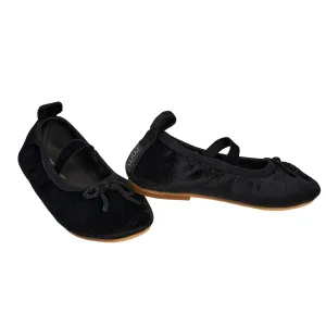 Infant & Toddler Girls Grey Velvet Ballet Flats Gerber Childrenswea