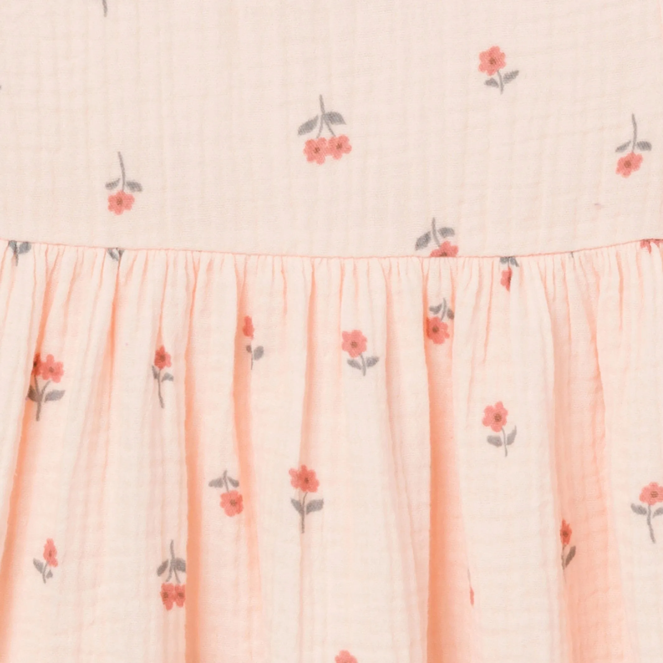 Infant & Toddler Girls Light Pink Daisies Gauze Dress Gerber Childrenswea