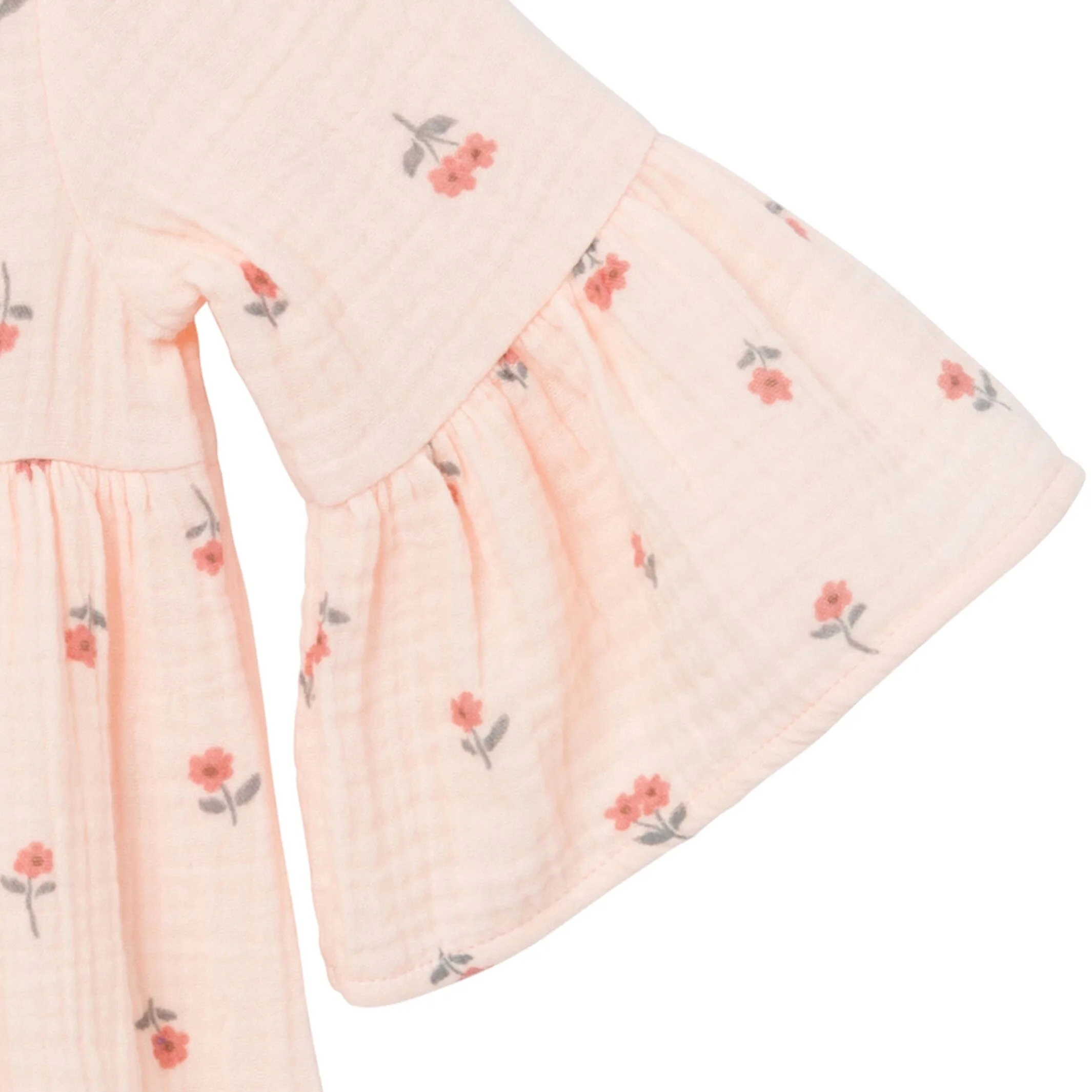 Infant & Toddler Girls Light Pink Daisies Gauze Dress Gerber Childrenswea
