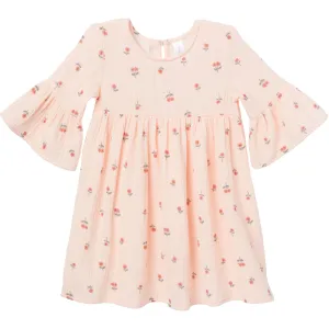 Infant & Toddler Girls Light Pink Daisies Gauze Dress Gerber Childrenswea