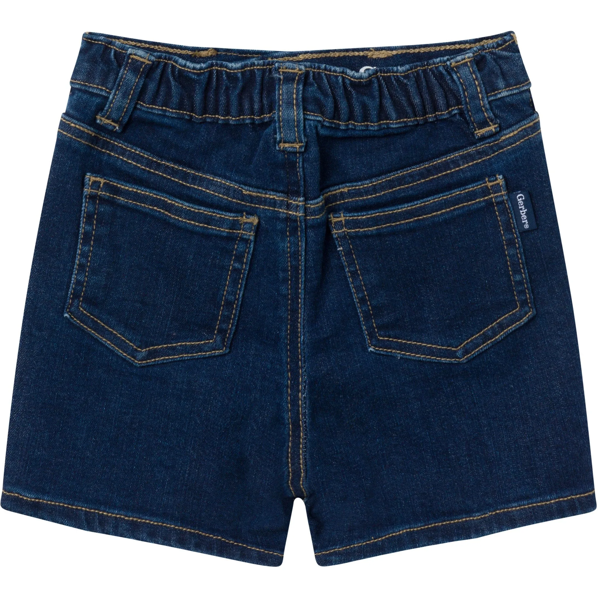 Infant & Toddler Neutral Dark Wash Denim Shorts Gerber Childrenswea