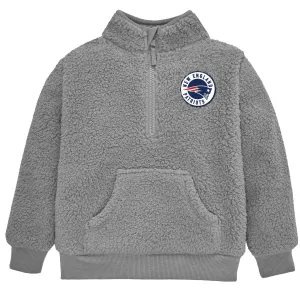 Infant & Toddler New England Patriots 1/4 Zip Sherpa Top Gerber Childrenswea
