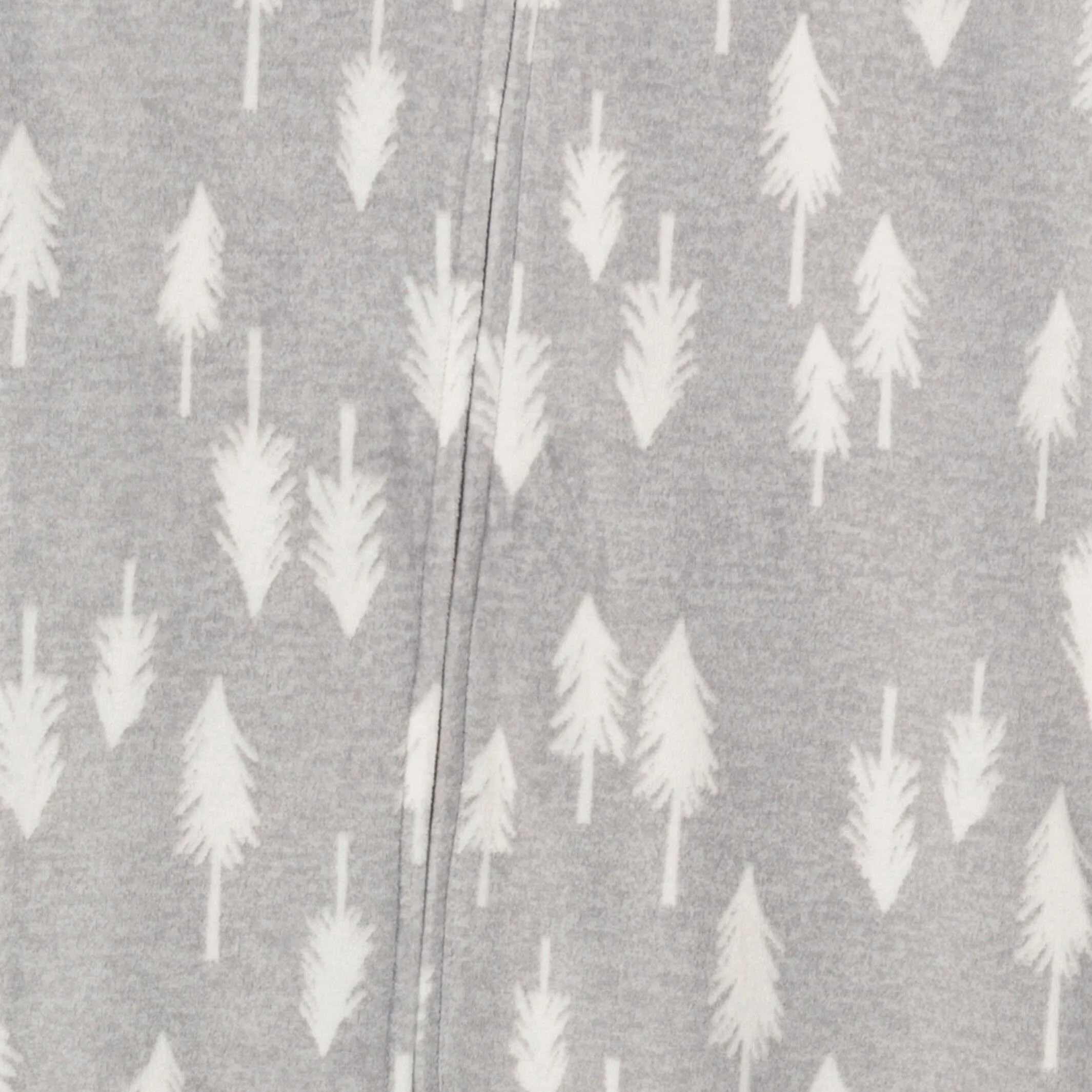 Infant and Toddler Neutral Grey Heather Trees Footed Fleece Pajamas Gerber Childrenswea