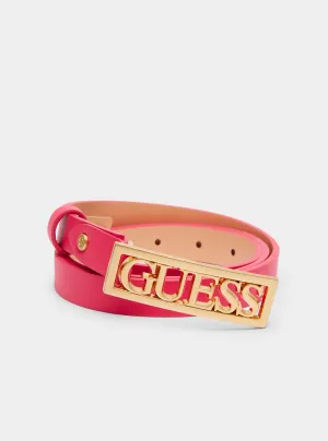 Magenta Mildred Adjustable Belt Guess