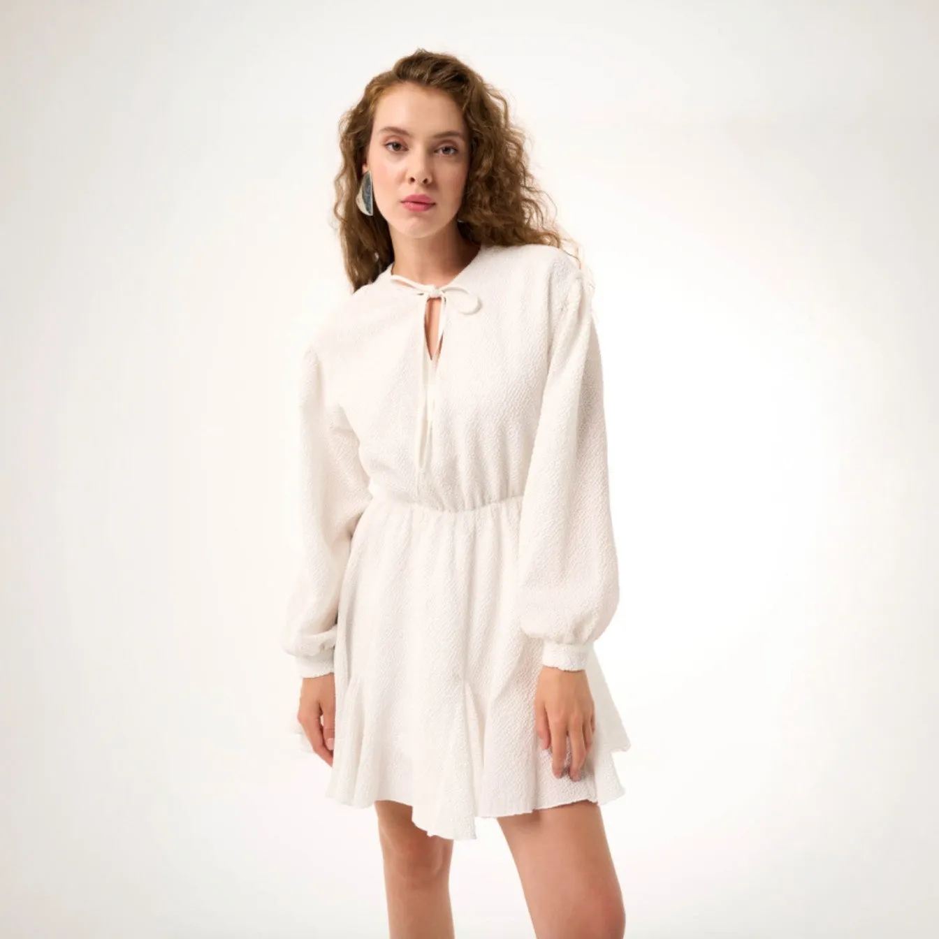 Mizalle - Dress Ecru Apparel