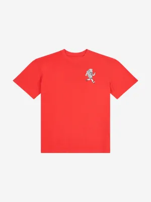 New Balance Boys Sneaker Guy Back Graphic T-Shirt in Red