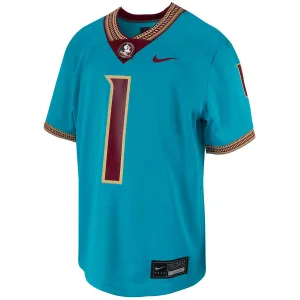 Nike Kid's Florida State Seminoles 2024 #1 Football Alternate Jersey - Turquoise